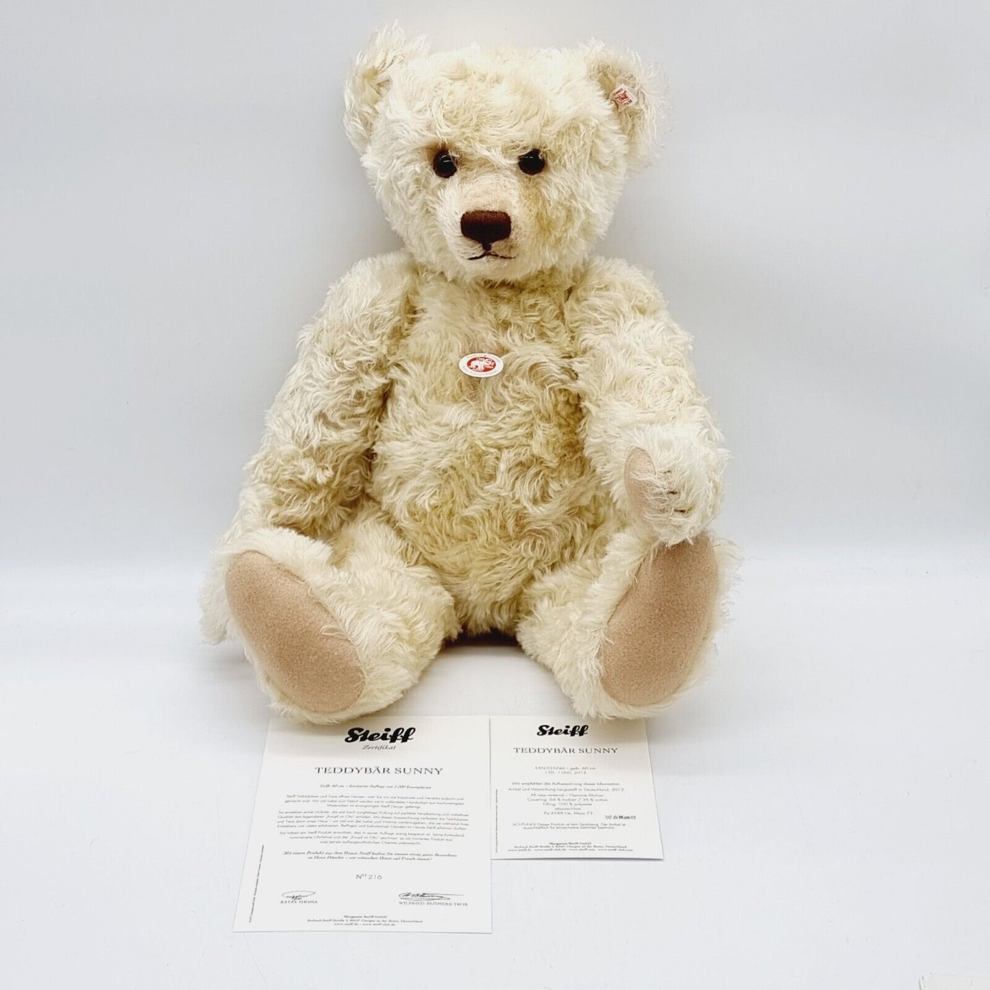 Steiff Teddybär Sunny 035746 limitiert 1000 aus 2012 60cm Mohair
