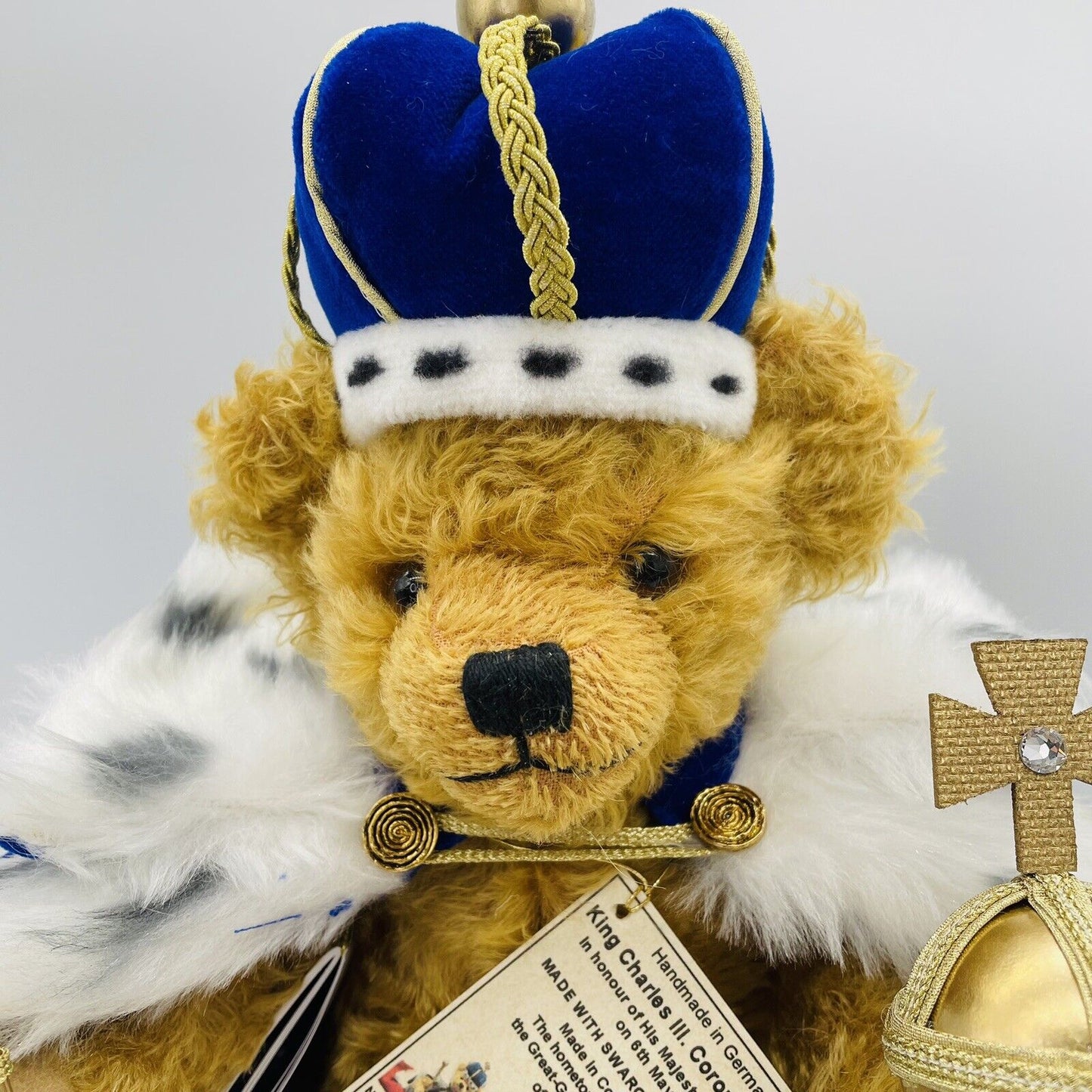 Hermann Coburg Teddybär King Charles III. Coronation Bear limitiert 500 aus 2023
