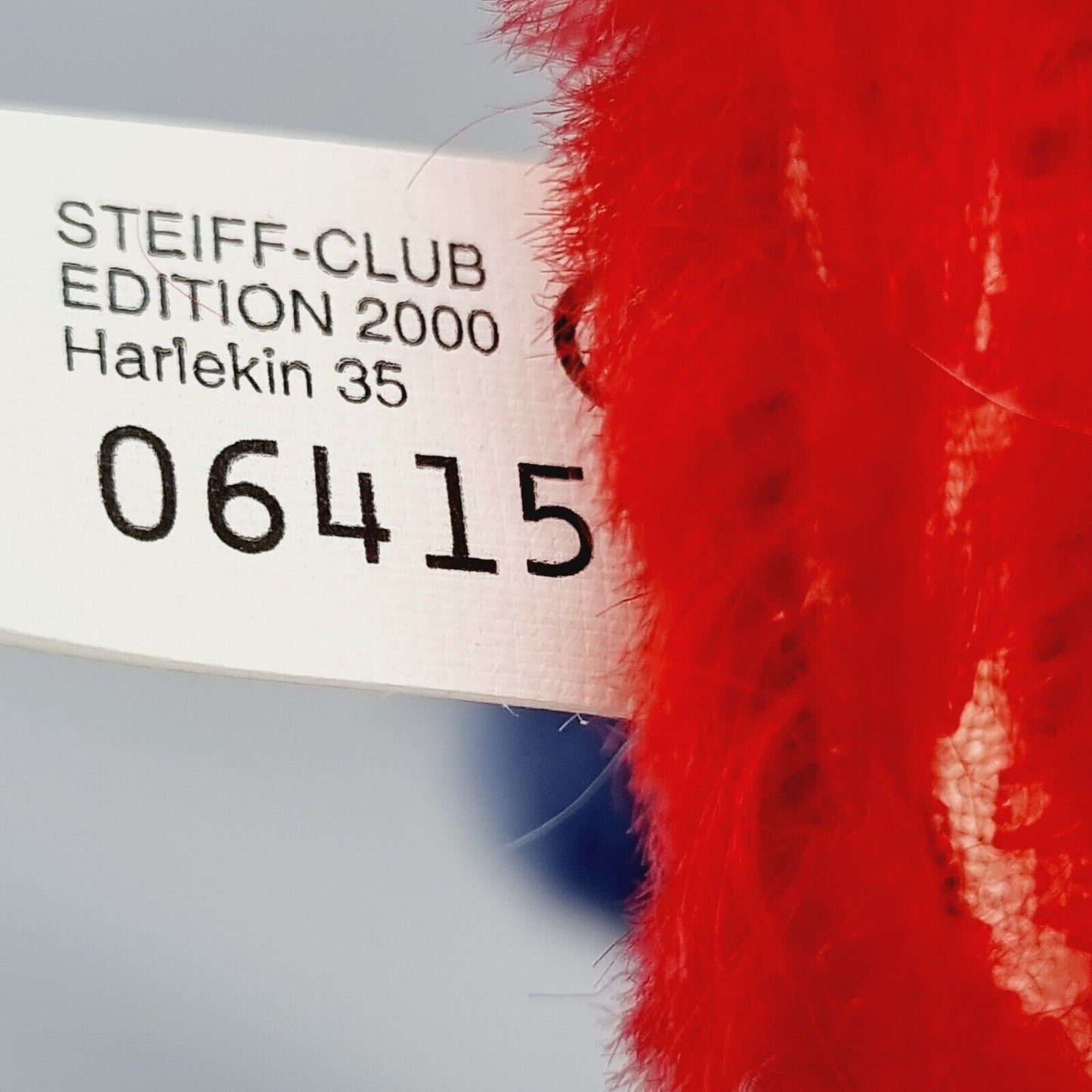 Steiff 420214 Teddybär Harlekin 35 cm Replika 1925 Club Edition 2000 / 2001