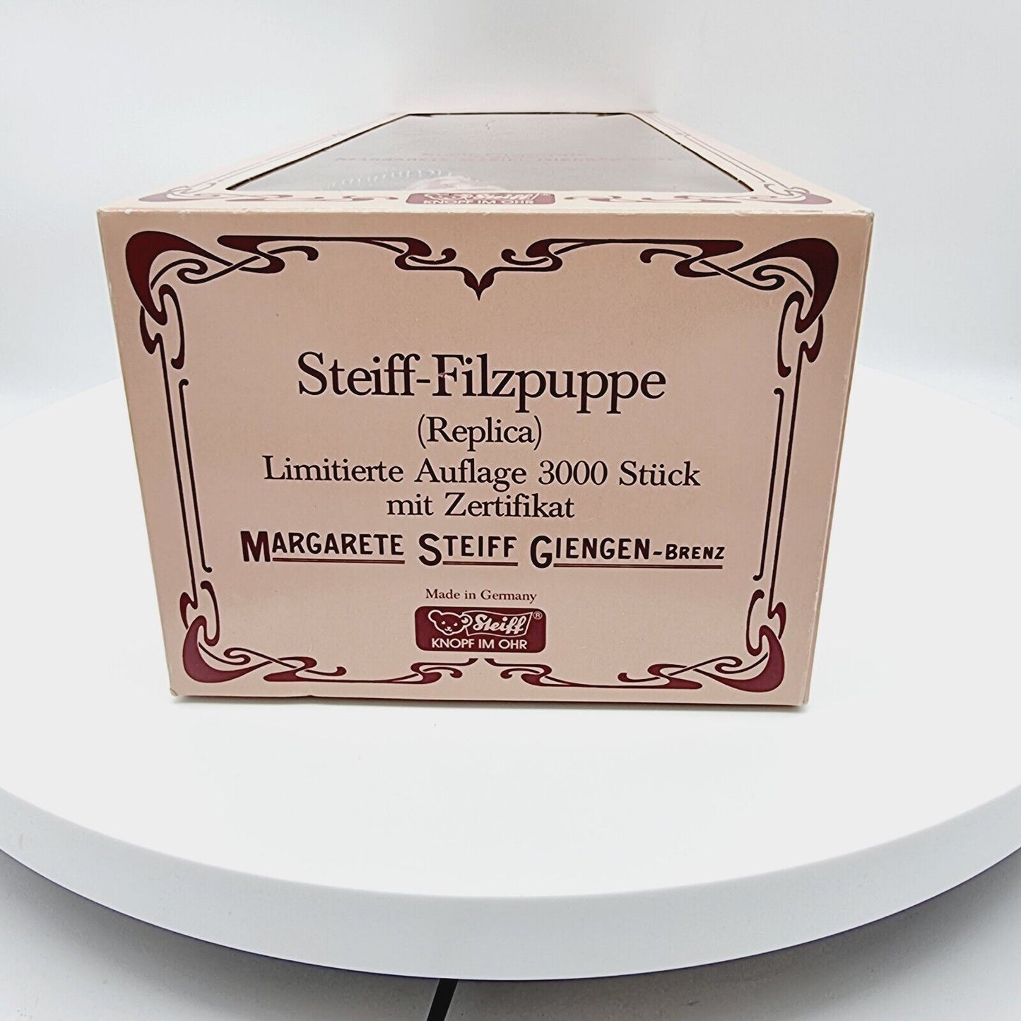 Steiff 9110/43 Filzpuppe Bäuerin Replica 1912 limitiert 3000 aus 1987 43 cm