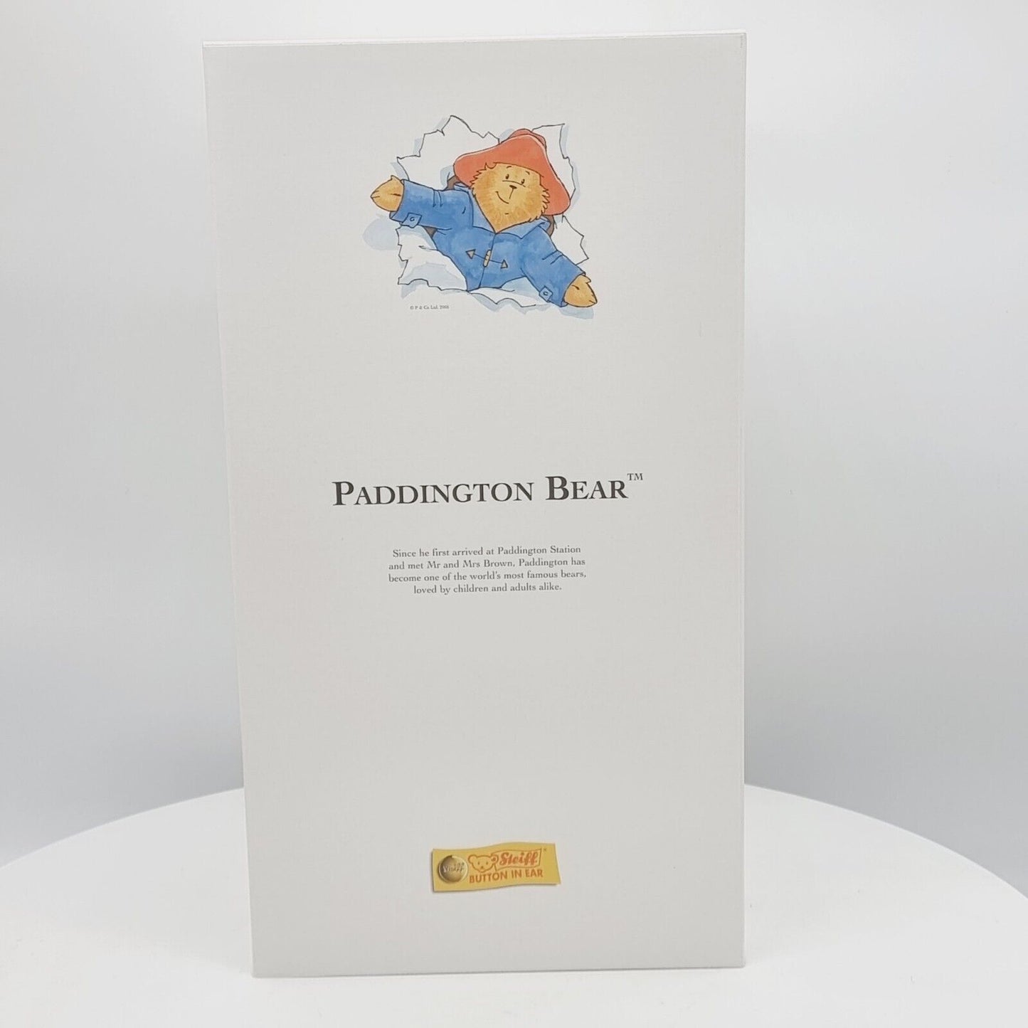 Steiff 354311 Teddybär Paddington mit Regenmantel limitiert 2500 aus 2005