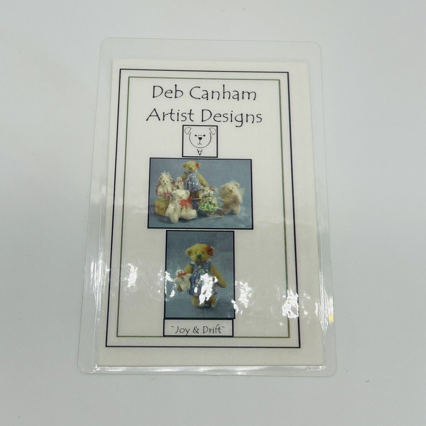 Deb Canham Miniatur Teddybär Joy & Drift limitiert 8cm Mohair