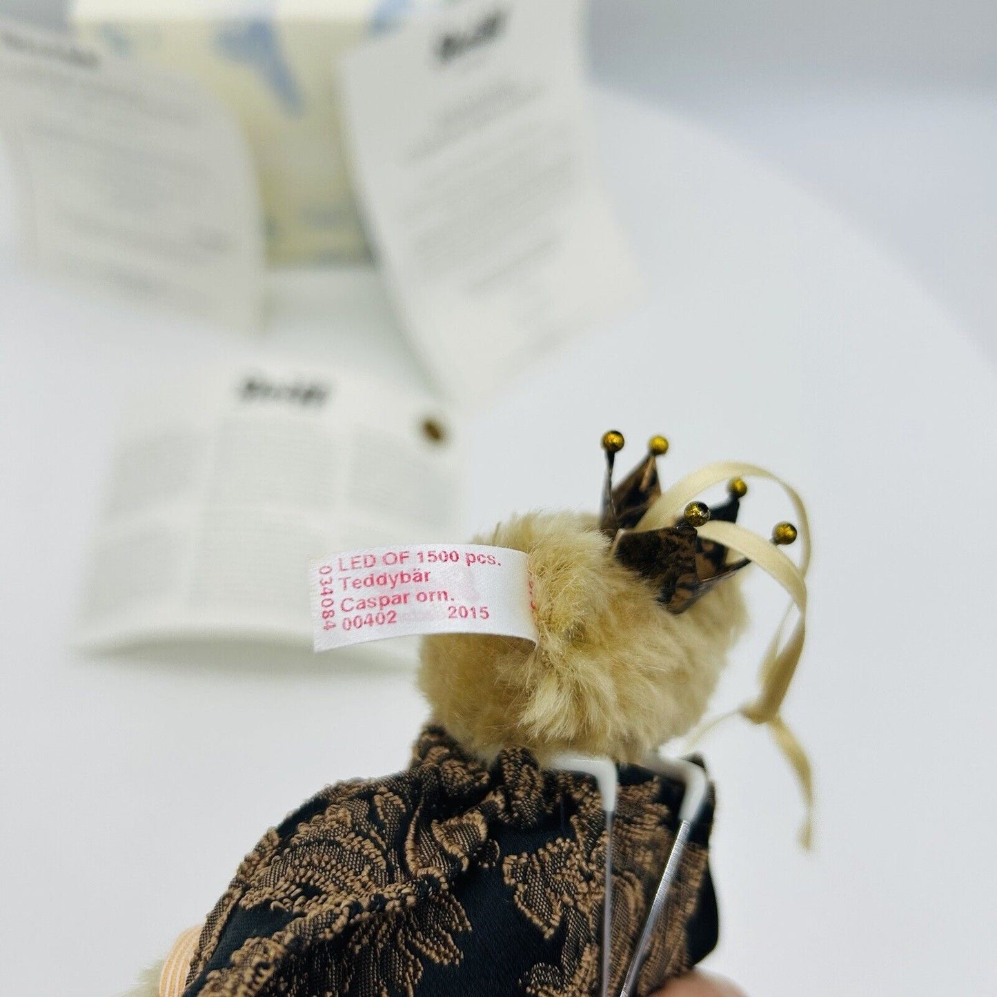 Steiff 034084 Ornament Teddybär Caspar Heilige drei Könige limitiert 1500