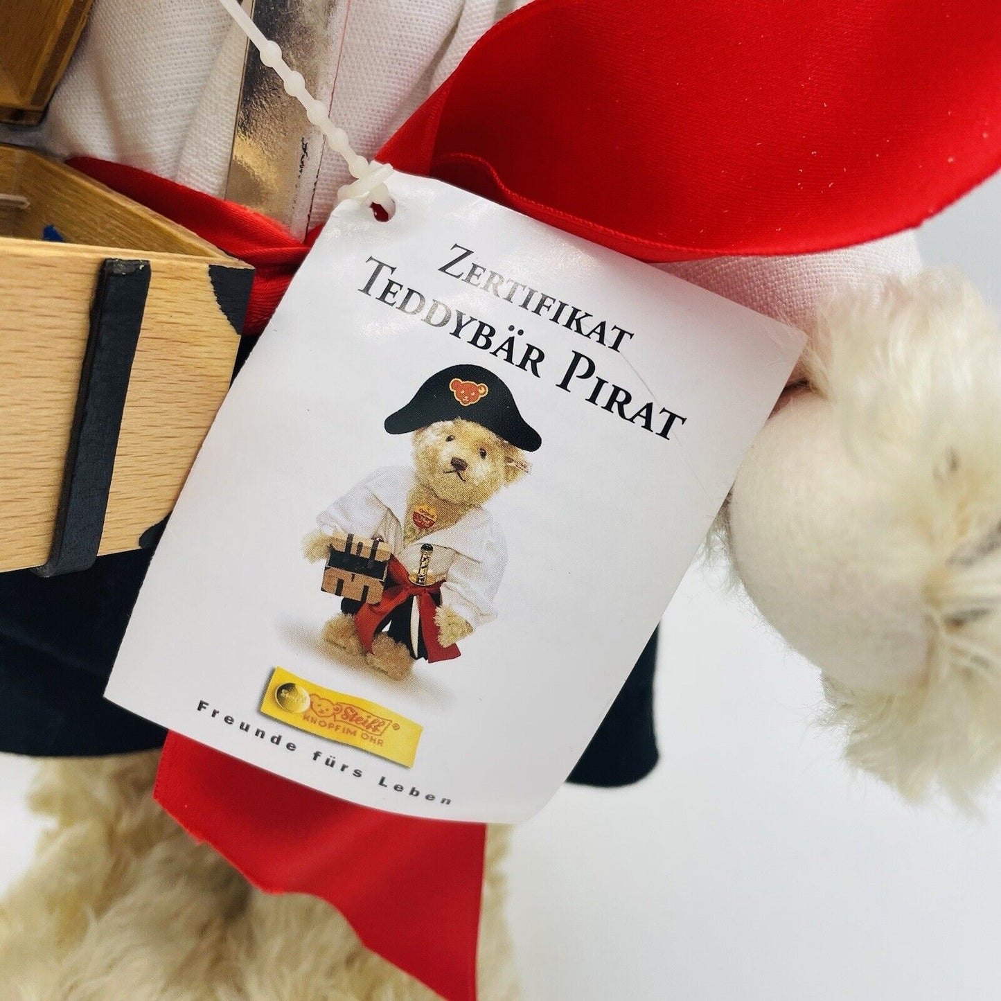 Steiff Teddybär Pirat 655371 limitiert 1500 38cm Mohair