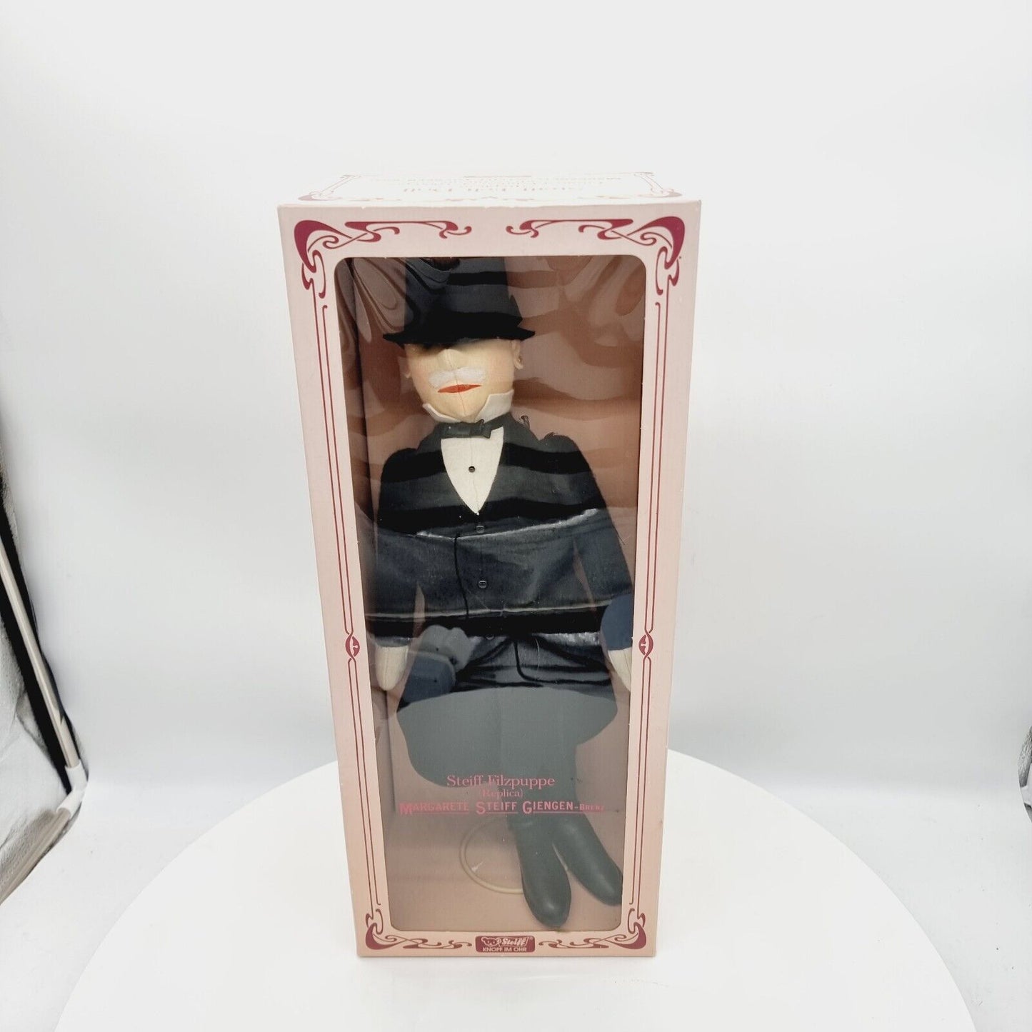Steiff 9102/50 Filzpuppe Herr im Gehrock Replica 1914 limitiert 3000 aus 1986