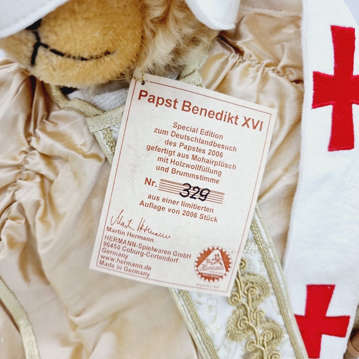 Hermann Coburg Papst Benedikt XVI Special Edition 2006 limitiert
