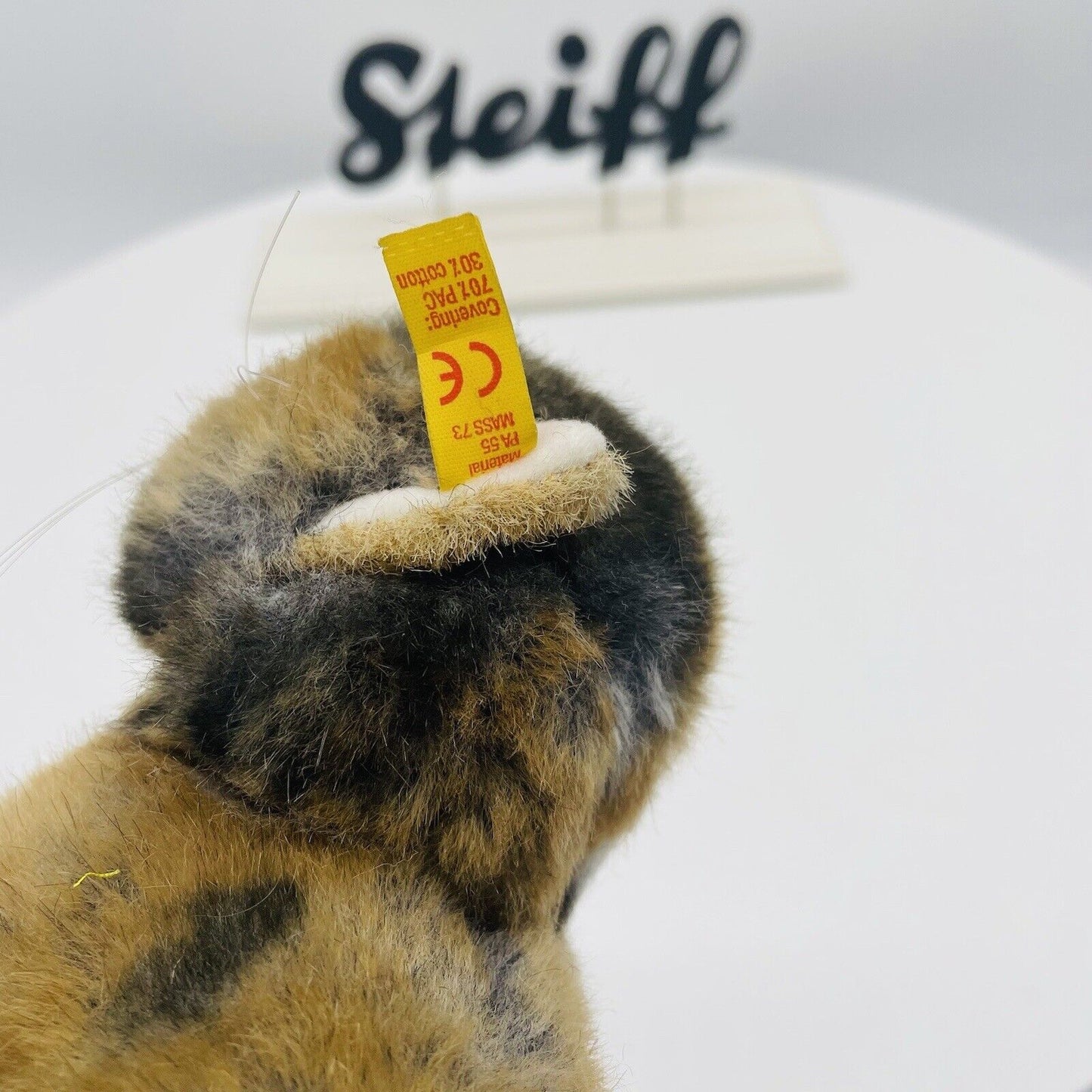 Steiff Minka Katze braun gefleckt 053511 14cm Webpelz