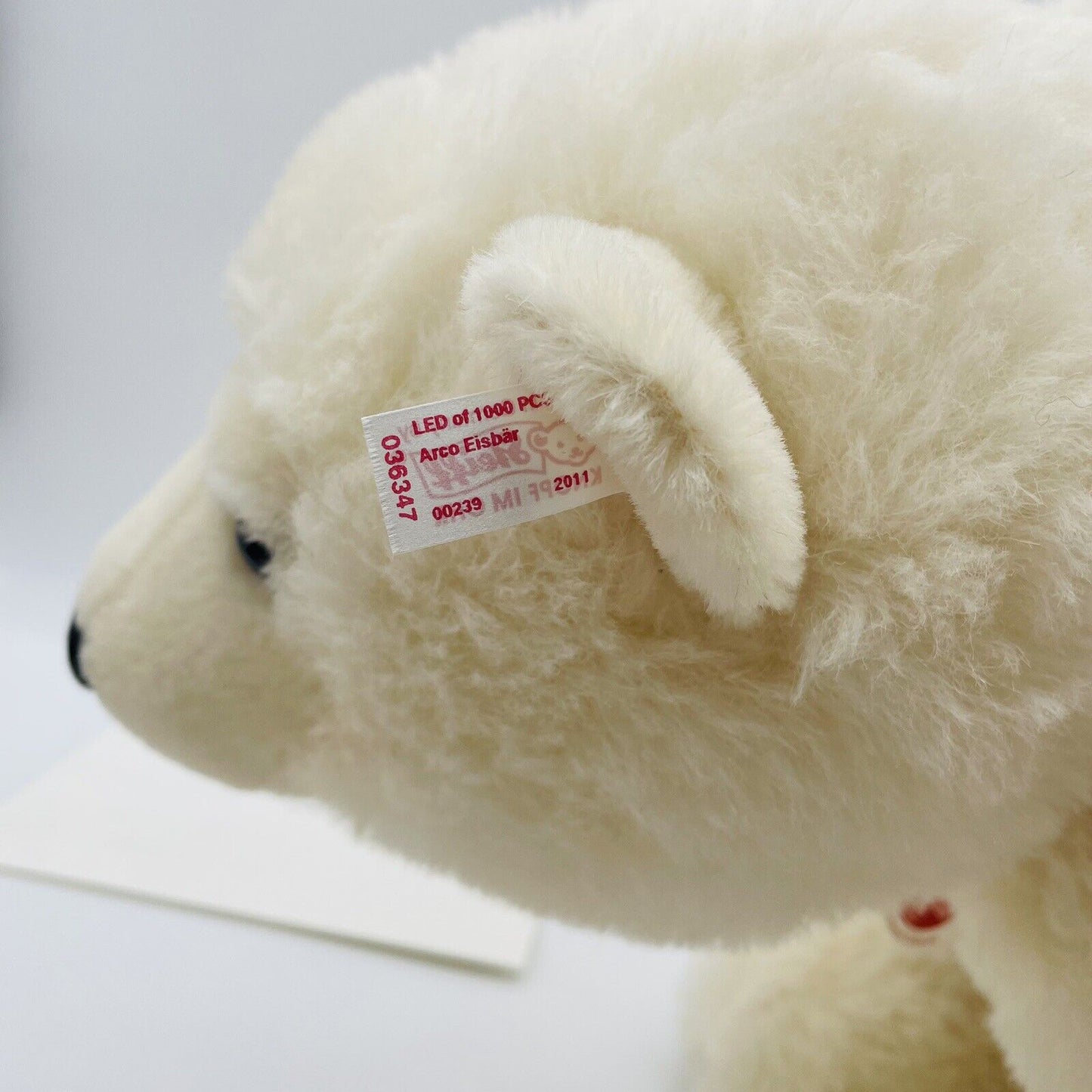 Steiff Eisbär Arco 036347 limitiert 1000 aus 2011 55cm Alpaca