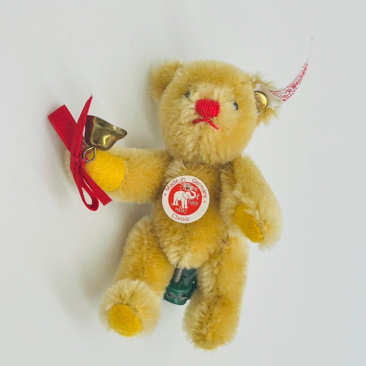 Steiff 037399 Teddybär Ornament gelb limitiert 2006 aus 2006 9 cm Mohair
