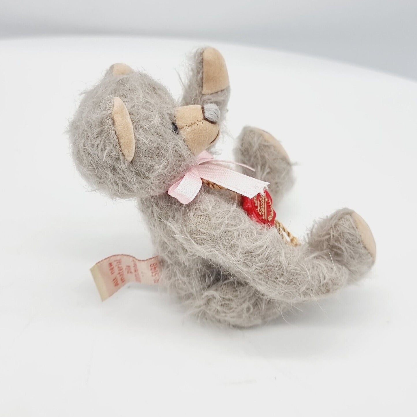 Hermann Teddy Original Jahresbär 2019 mit Schleife 13 cm Mohair