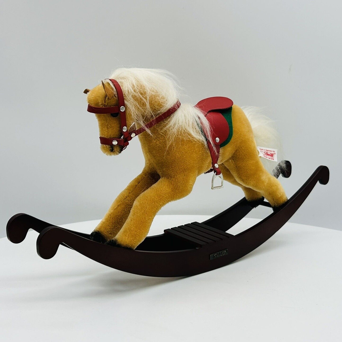 Steiff 037849 Schaukelpferd limitiert 2000 aus 2003 39 cm Mohair