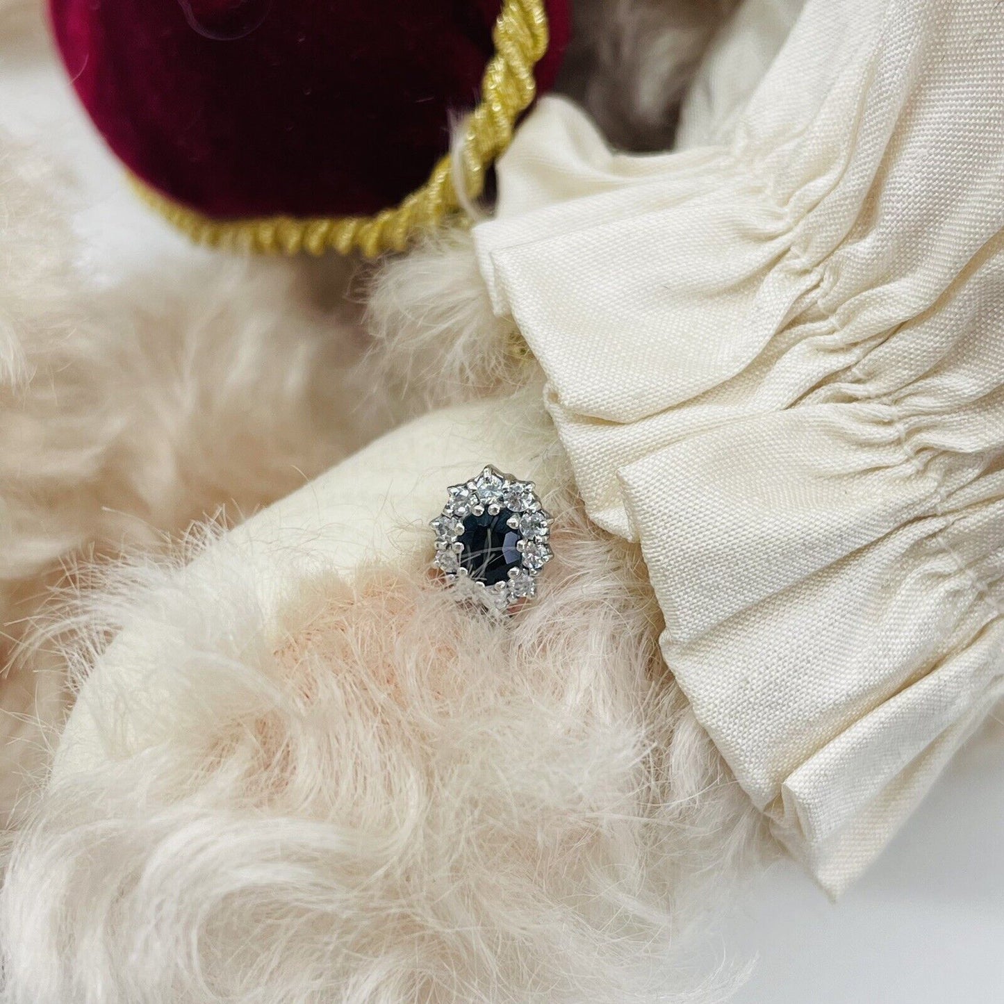 Hermann Coburg Teddybär Prinzessin Diana Memorial UK mit Swarovski