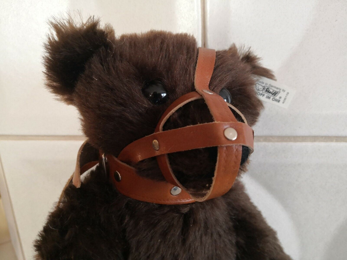 Steiff 406119 "Maulkorb Teddy" Top Zustand limitiert