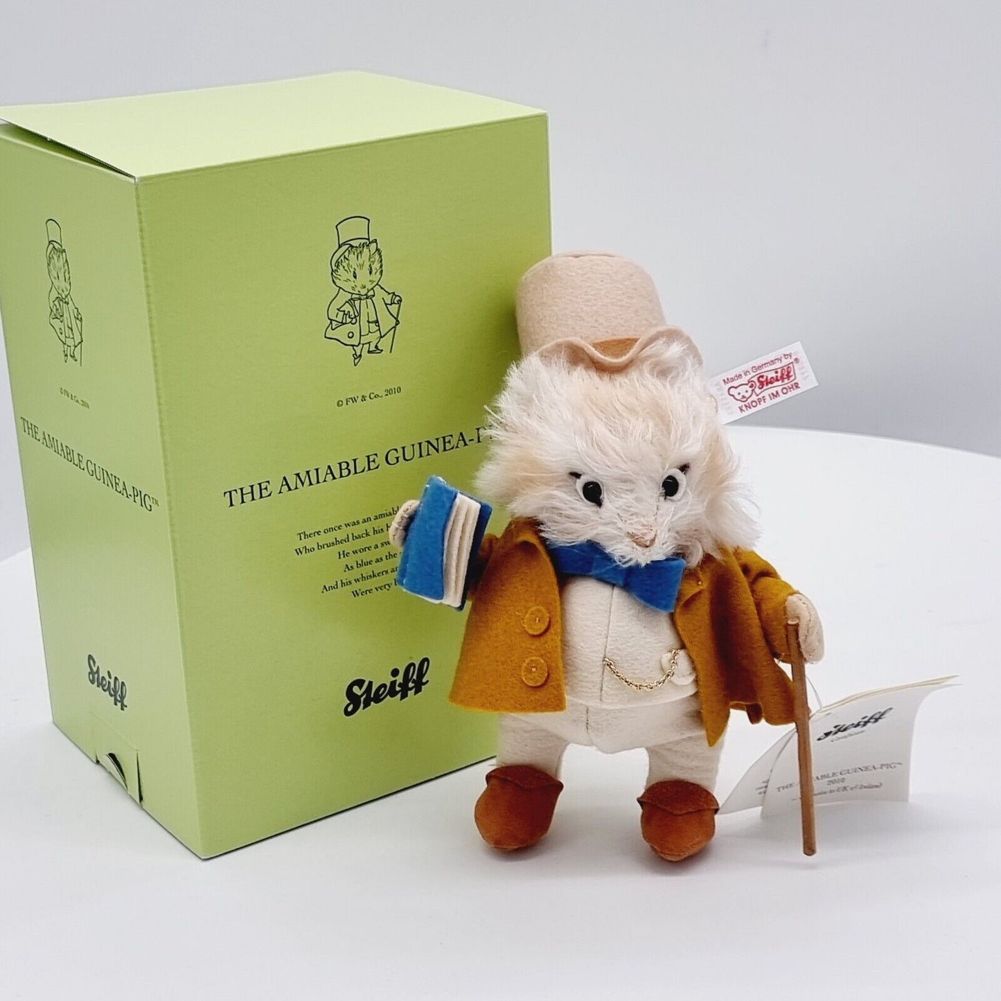 Steiff 663277 The Amiable Guinea Pig limitiert 1500 aus Beatrix Potter 18 cm