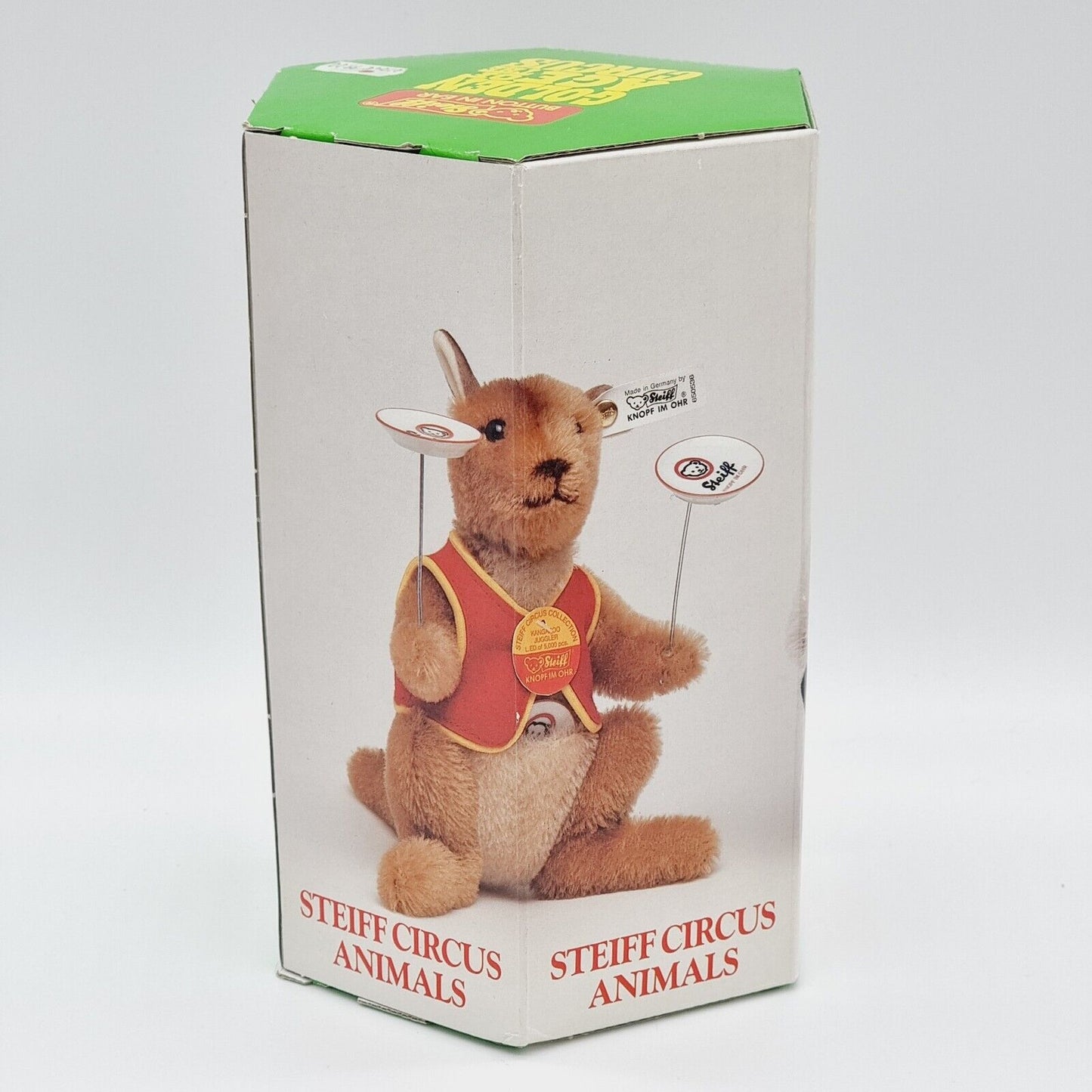 Steiff Juggler Kangaroo 650536 Golden Age of Circus Känguru Tier limitiert OVP