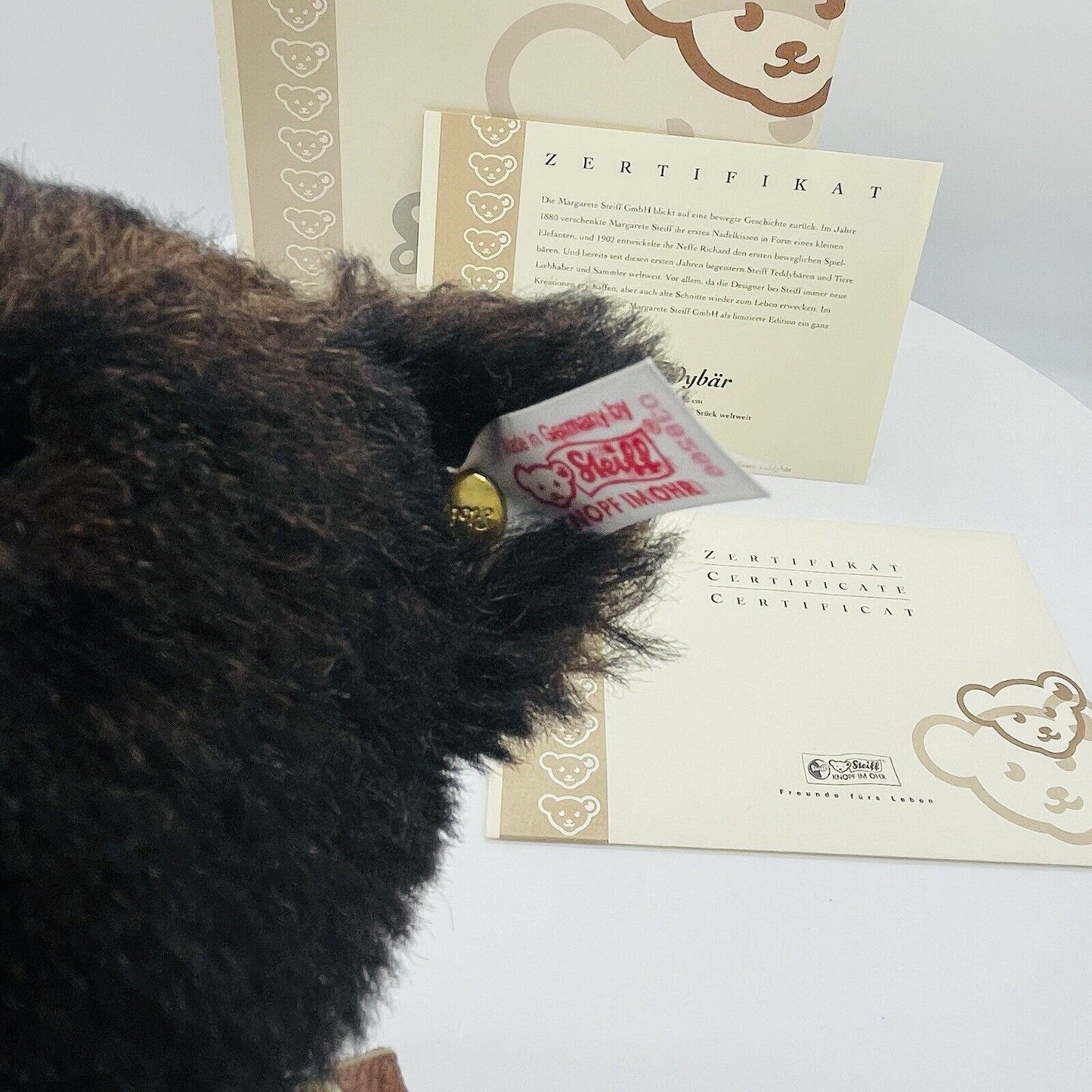 Steiff Teddybär mit Halsband 038266 limitiert 2006 aus 2006 32cm