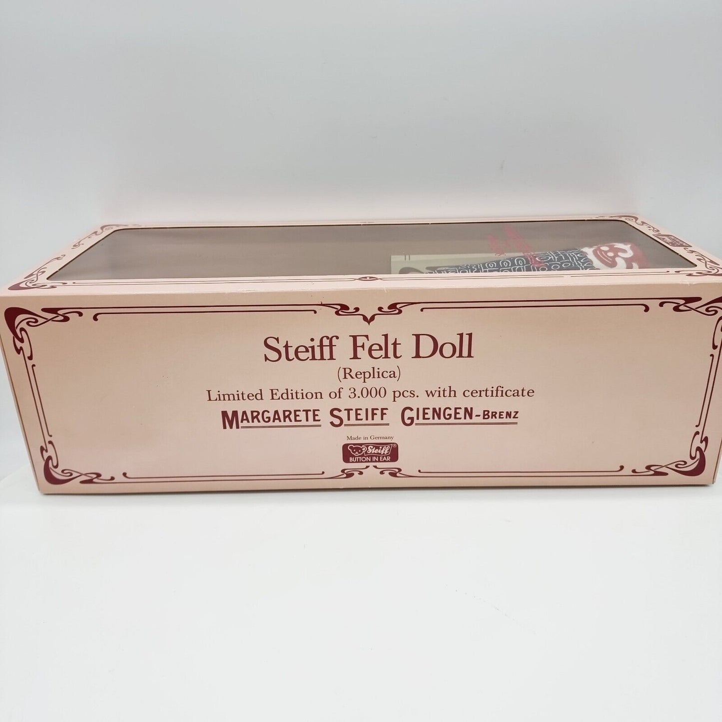 Steiff 9110/43 Filzpuppe Bäuerin Replica 1912 limitiert 3000 aus 1987 43 cm