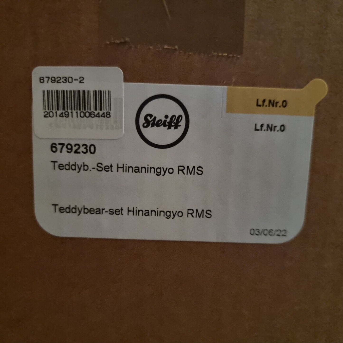 Steiff Japan Teddybären Hina Puppen 679230 Sakura Rabbit aus 2023 15cm