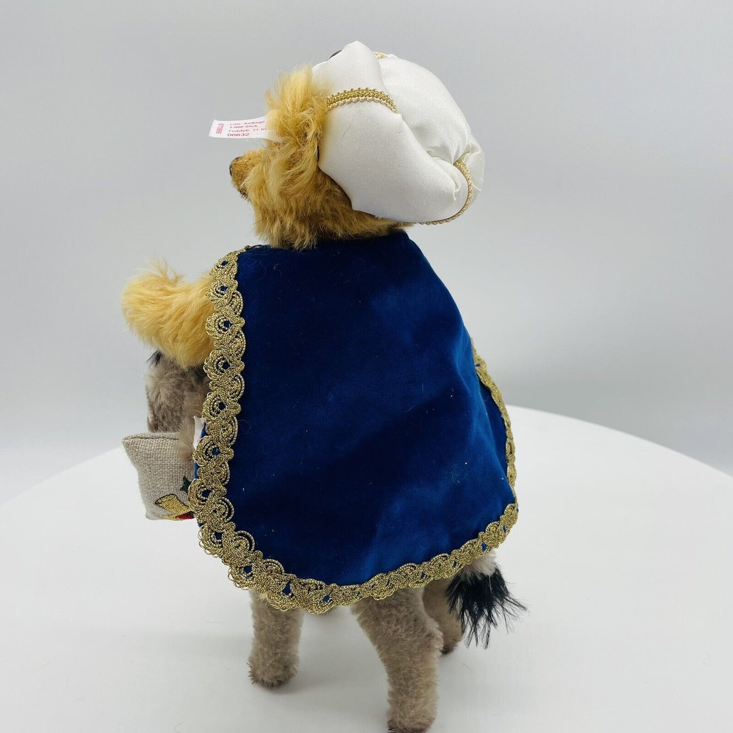 Steiff Teddy mit Eselchen 670886 limitiert 3000 aus 2001 21cm Mohair