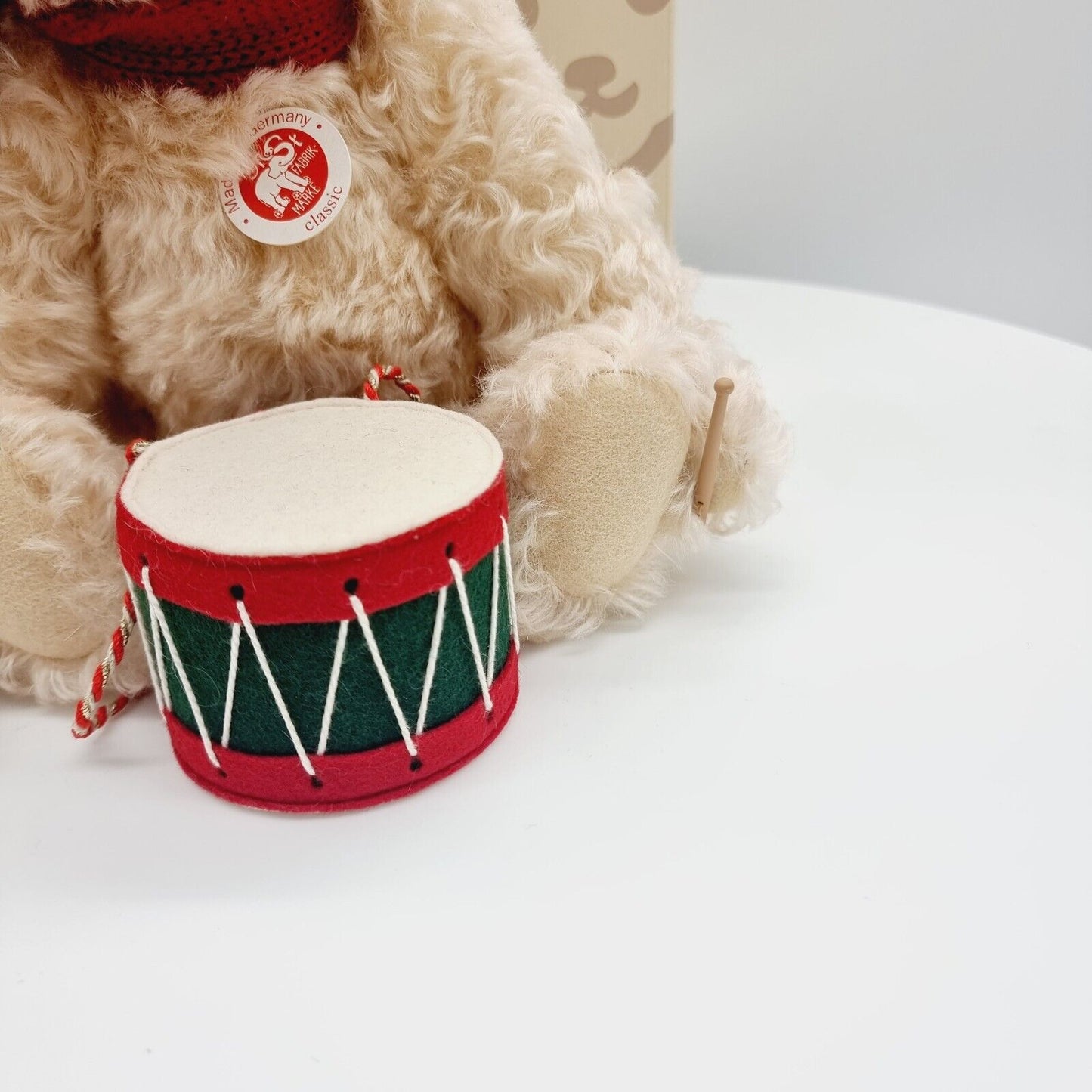 Steiff 037368 Teddybär Trommler limitiert 2007 aus 2007 30cm Mohair