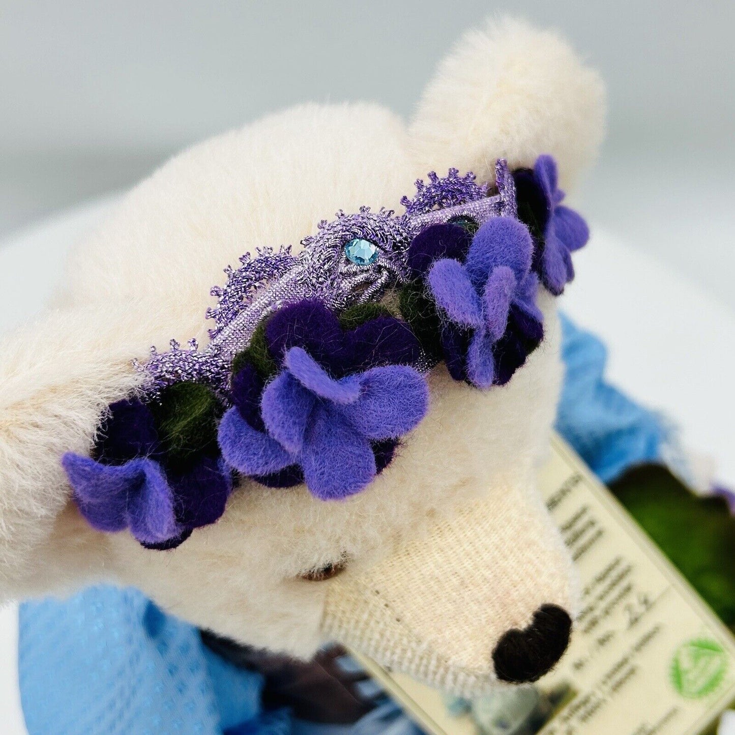 Hermann Coburg Teddybär Weinkönigin limitiert 25 36 cm Mohair
