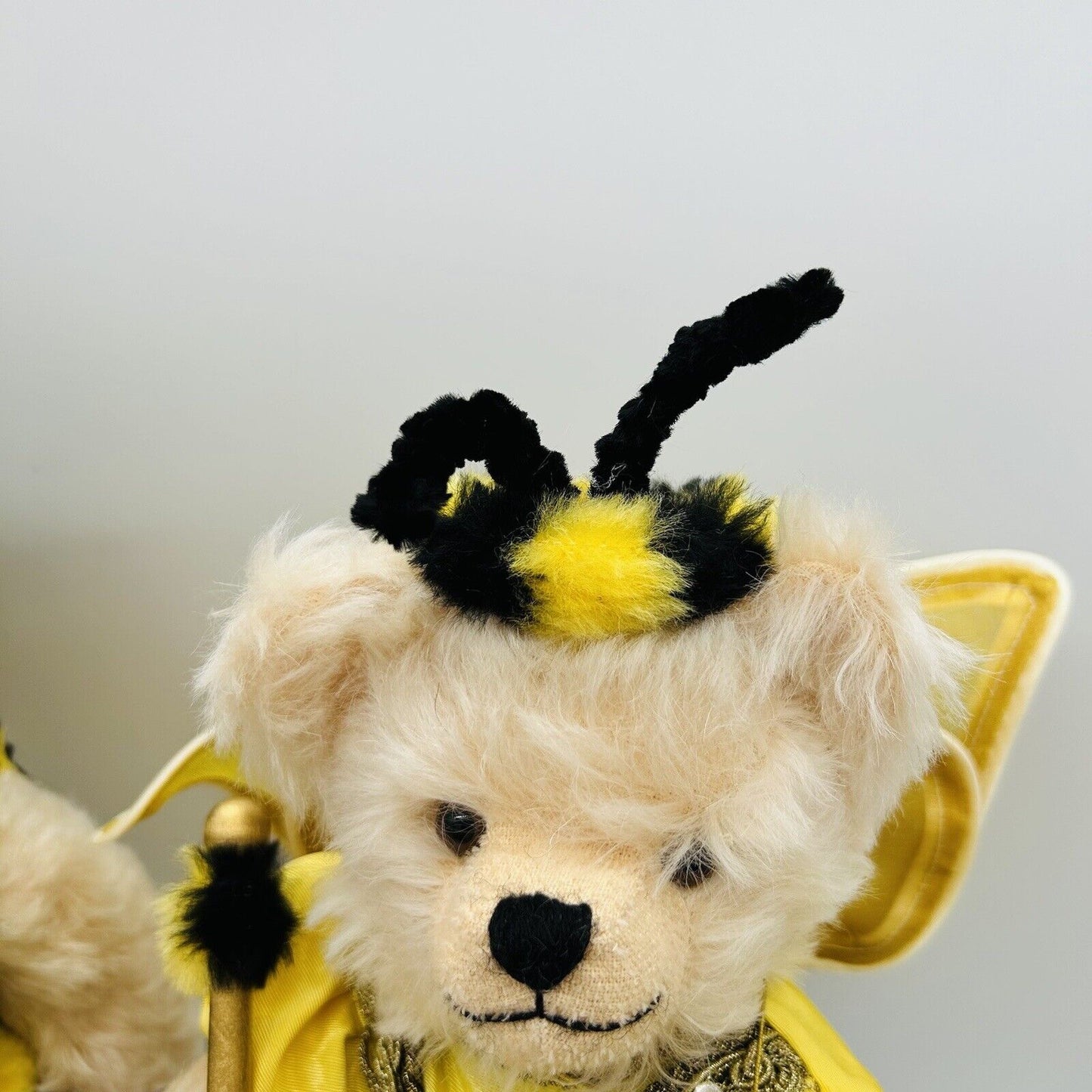 Set Hermann Coburg Bienenkönigin und Hummel Heinrich limitiert 50 32 cm Mohair