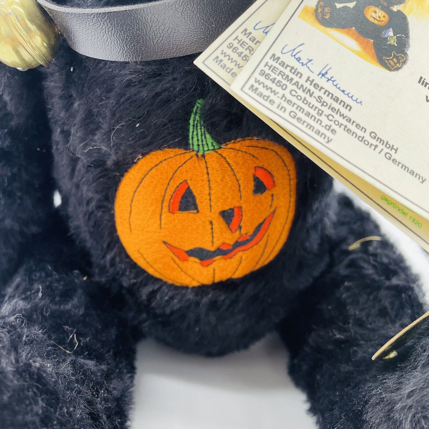 Hermann Coburg Teddybär Happy Halloween limitiert 250 Mohair