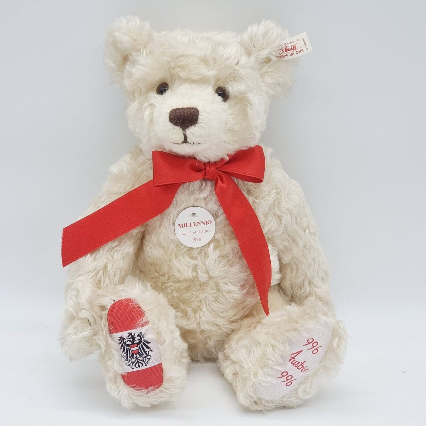 Steiff Millennio Austria Österreich Teddybär 659898limitiert auf 1500 Stk.