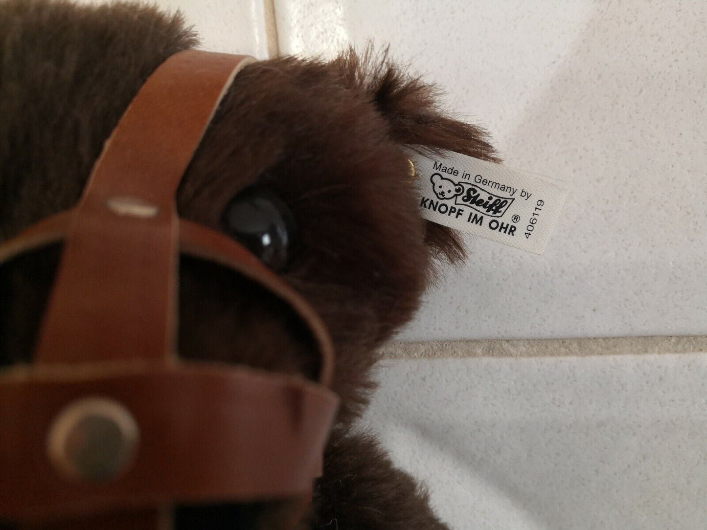 Steiff 406119 "Maulkorb Teddy" Top Zustand limitiert