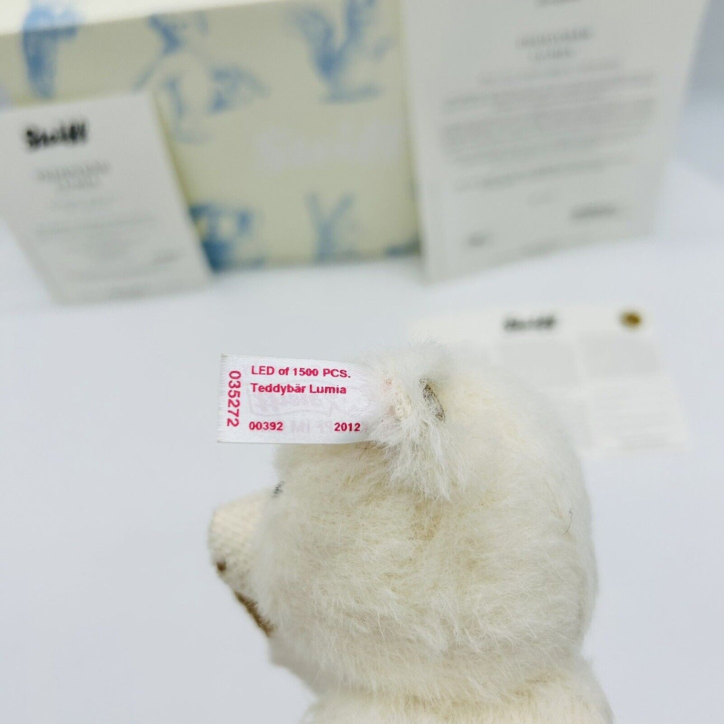 Steiff 035272 Teddybär Lumia limitiert 1500 aus 2012 25 cm Alpaca