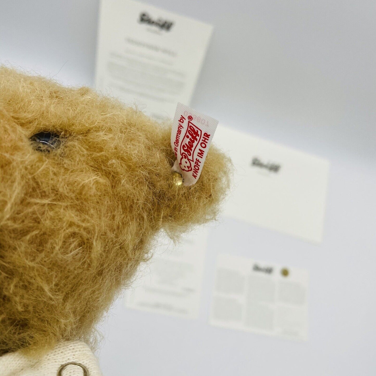 Steiff Teddybär Will 035807 limitiert 1500 aus 2012 28cm Mohair