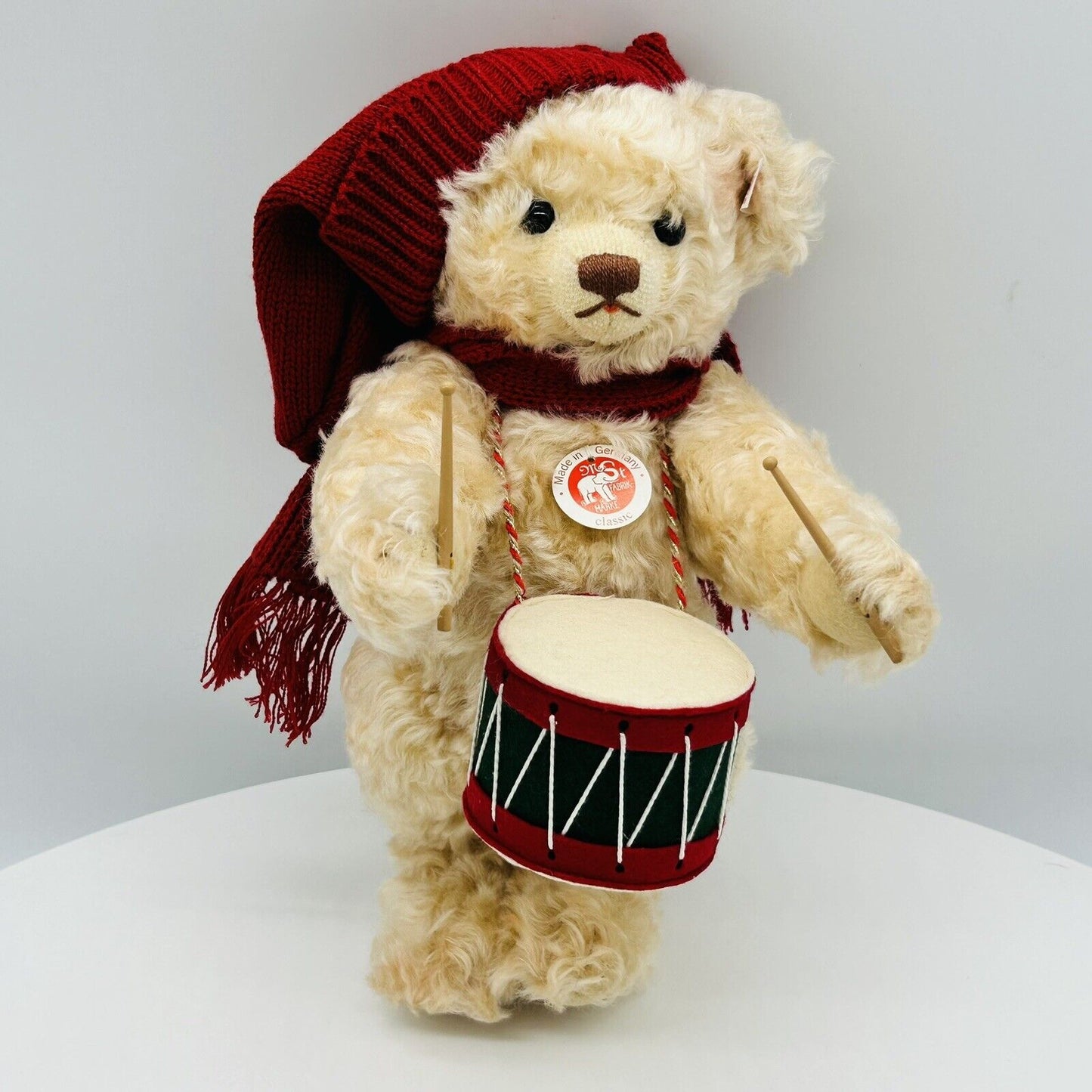 Steiff 037368 Teddybär Trommler limitiert 2007 aus 2007 30 cm Mohair