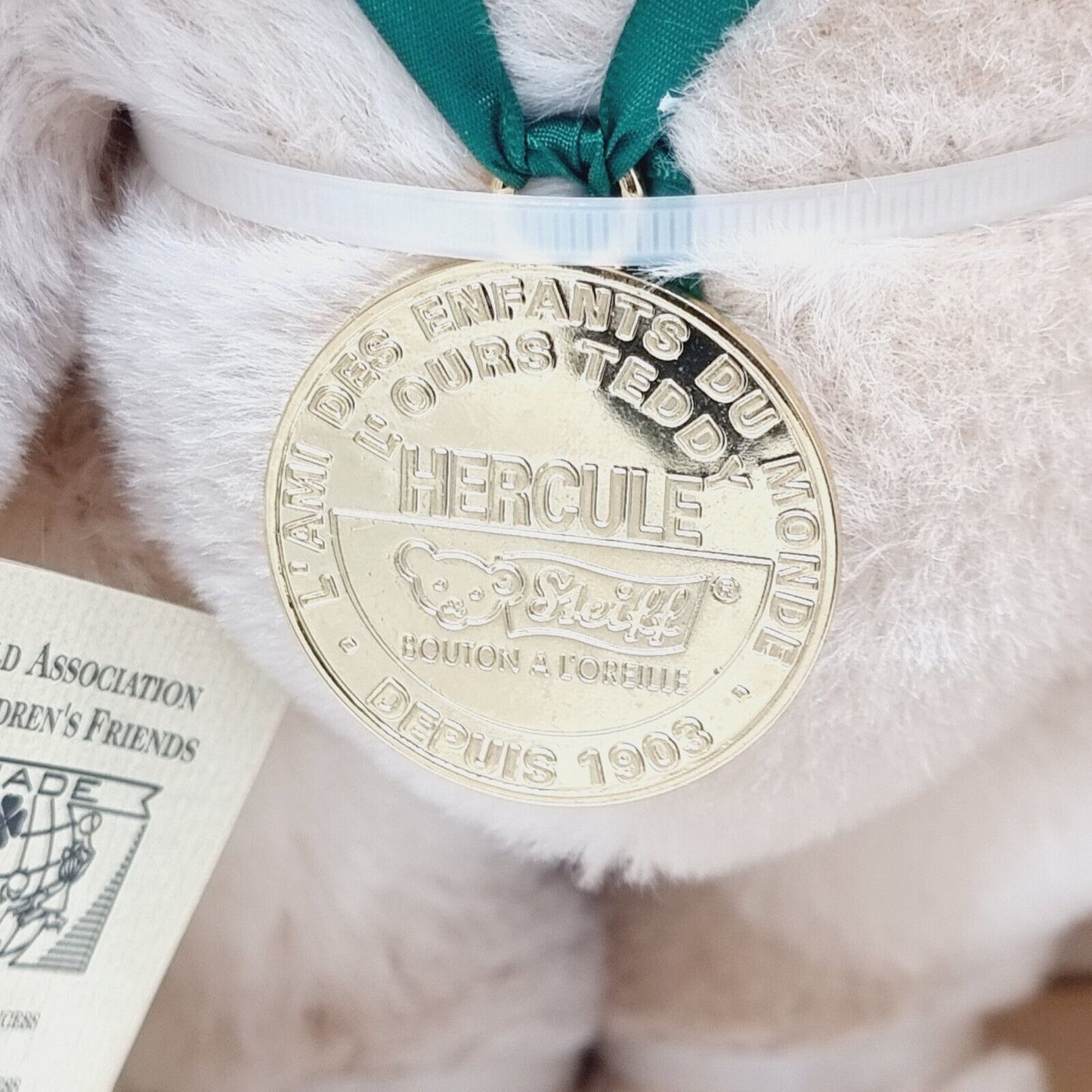 Steiff 999079 Teddybär Hercule Monaco limitiert 3000 aus 1995 28cm Mohair