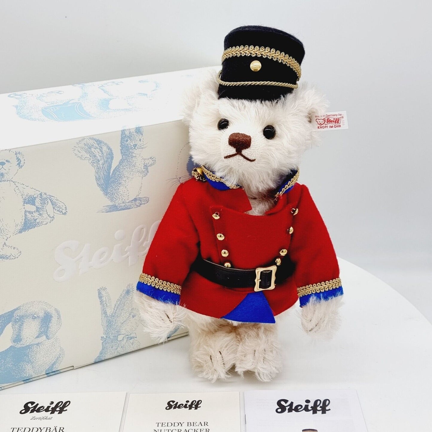 Nr. 74! Steiff 037269 Teddybär Nussknacker limitiert 3000 aus 2008
