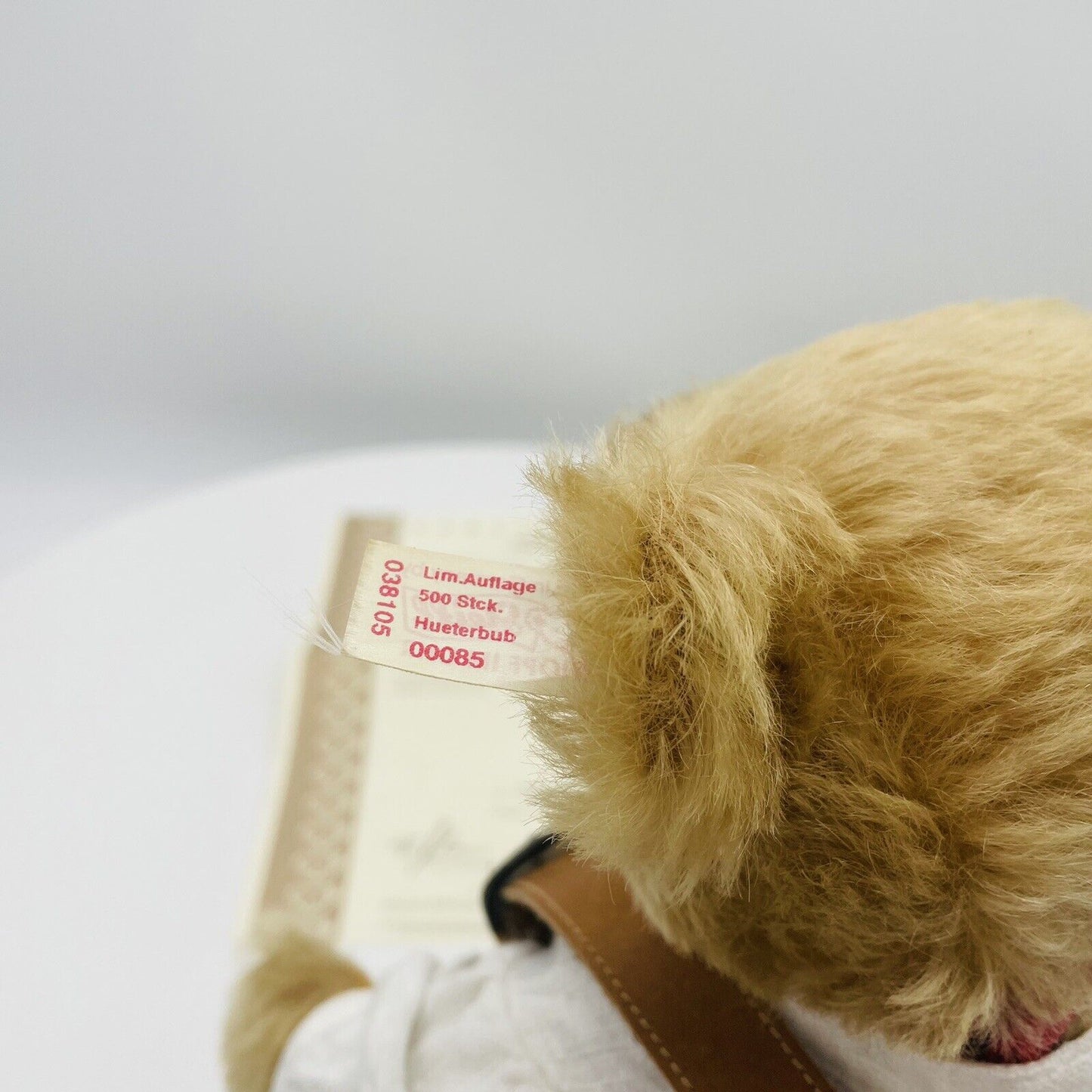 Steiff Teddybär Hüterbub Hochzeitsgesellschaft 038105 limitiert 500 29cm Mohair