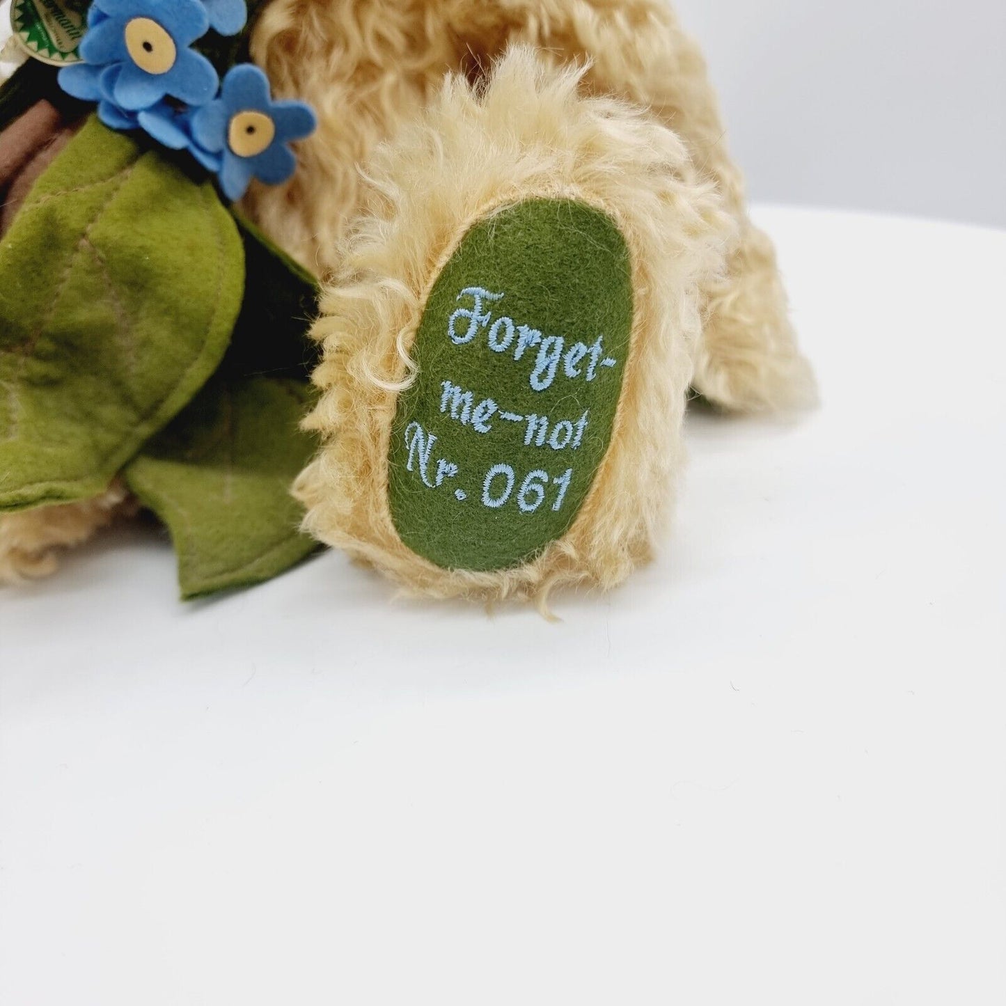 Hermann Coburg Teddybär Blumenkinder Vergissmeinnicht limitiert 500