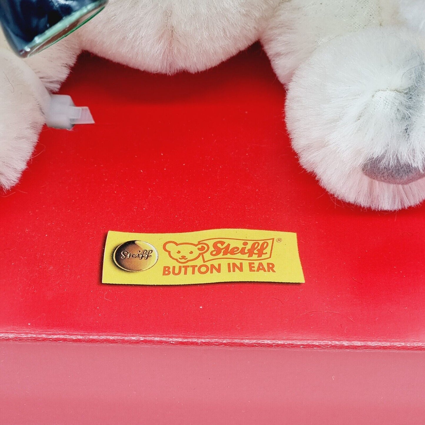 Steiff 666032 Coca-Cola Polar Bear Cub weiß mit roter OVP limitiert Jahr 2000