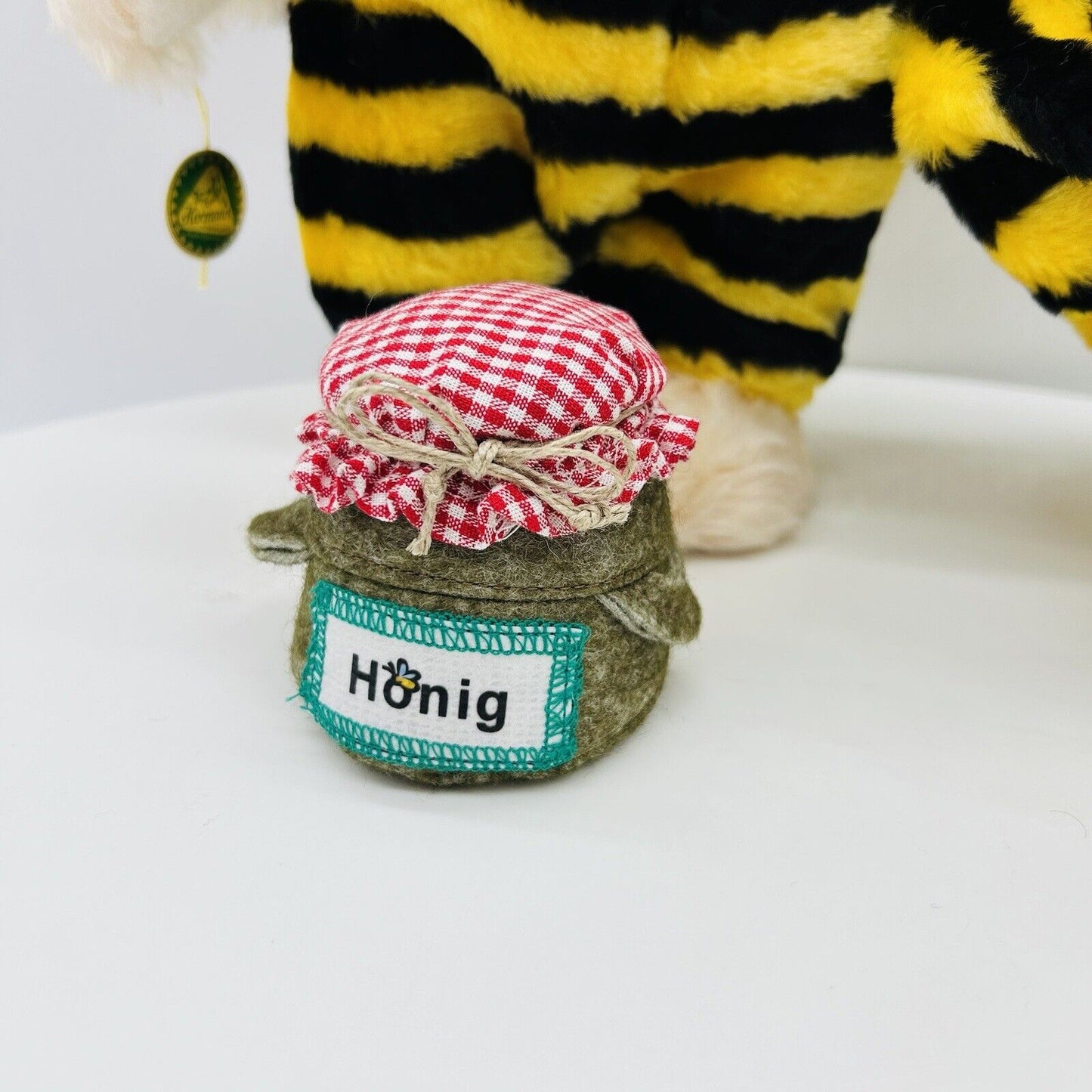 Set Hermann Coburg Bienenkönigin und Hummel Heinrich limitiert 50 32 cm Mohair