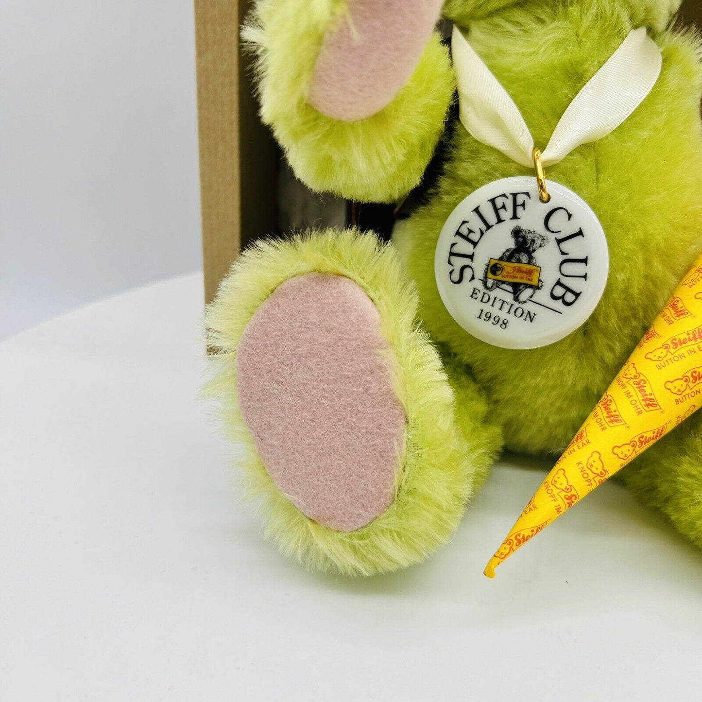 Steiff 420139 Teddybär Schulanfänger limitiert aus 1998 30 cm Mohair