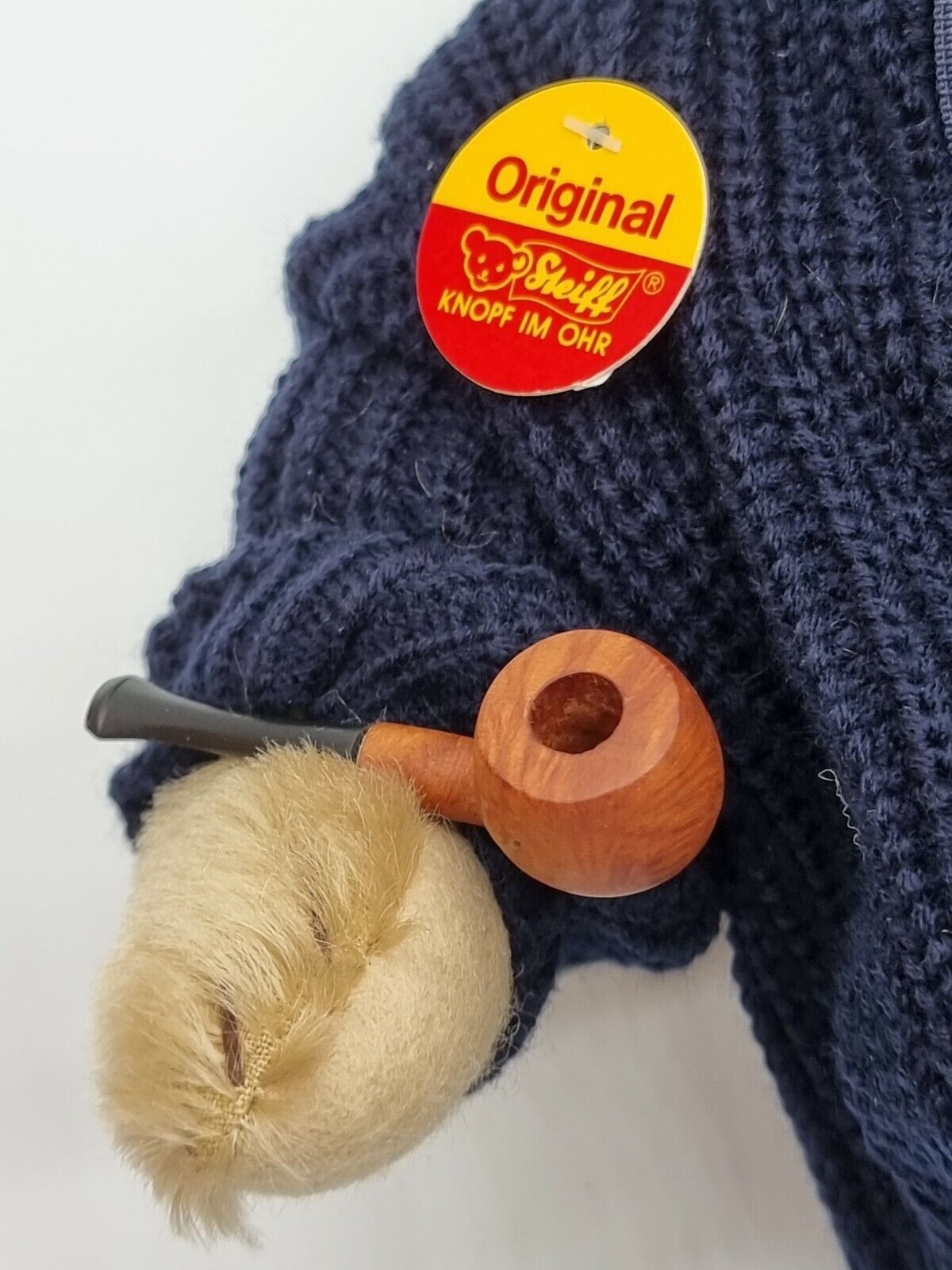 Steiff Teddybär Fischer 35 cm 1998 Zertifikat 670114 limitiert Brummstimme OVP