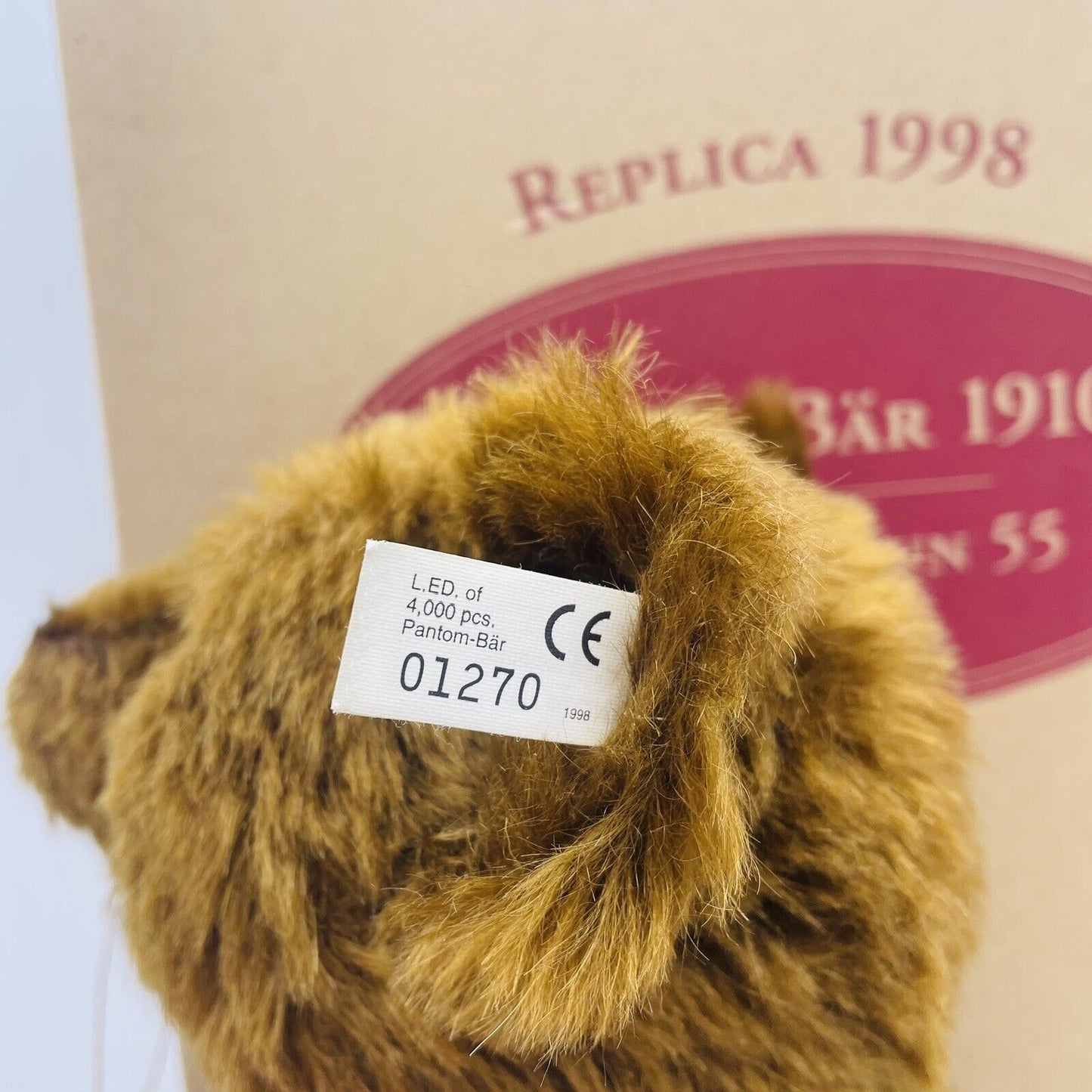 Steiff Teddybär Pantom 406614 limitiert 4000 aus 1998 55cm Mohair