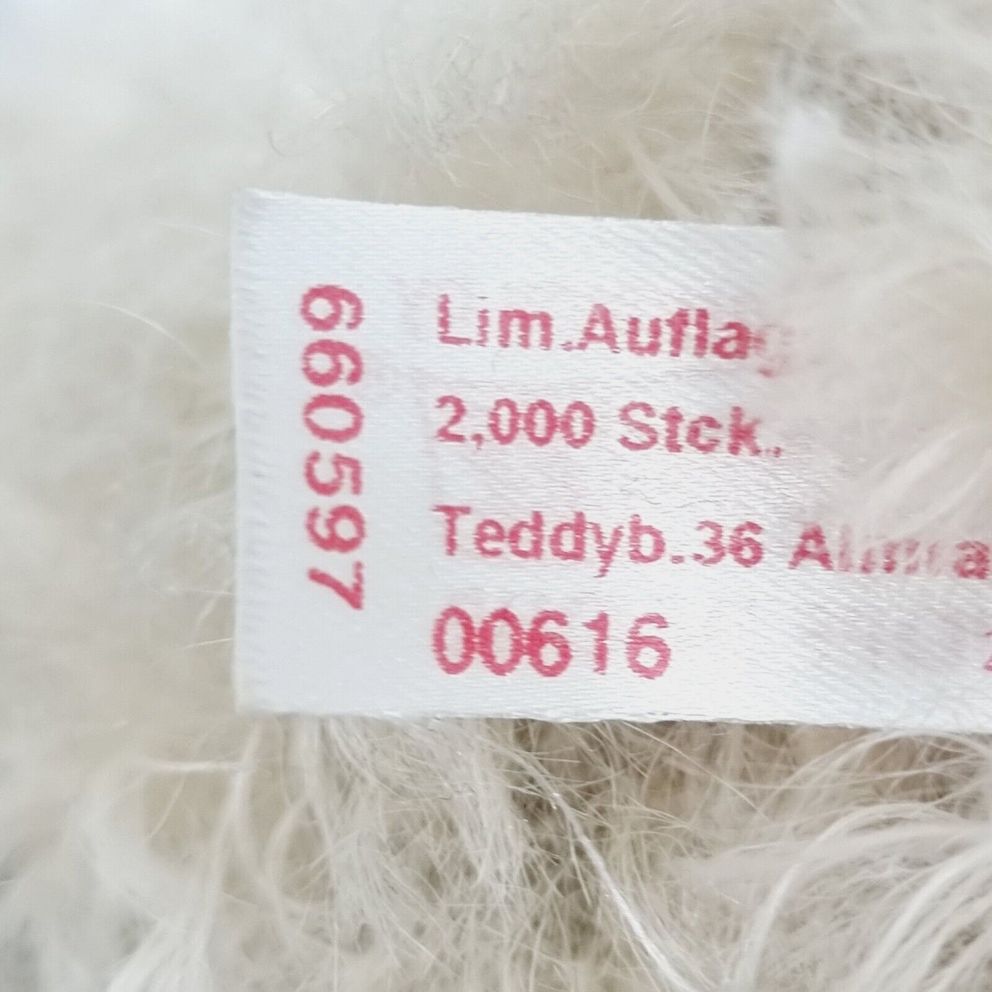 Steiff 660597 Teddybär Almrausch 36 cm limitiert 2000 Mohair