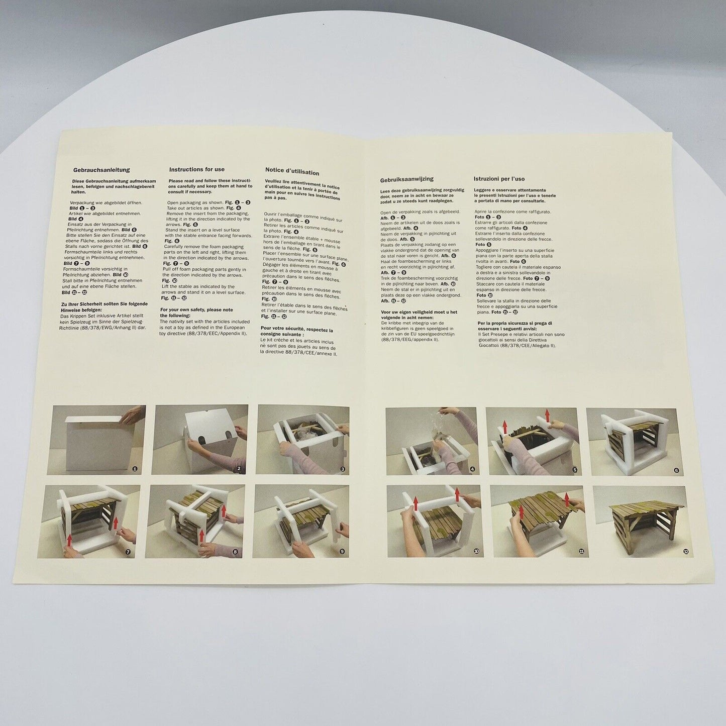 Steiff Krippen Ergänzungsset 037450 limitiert 1000 aus 2006 Mohair