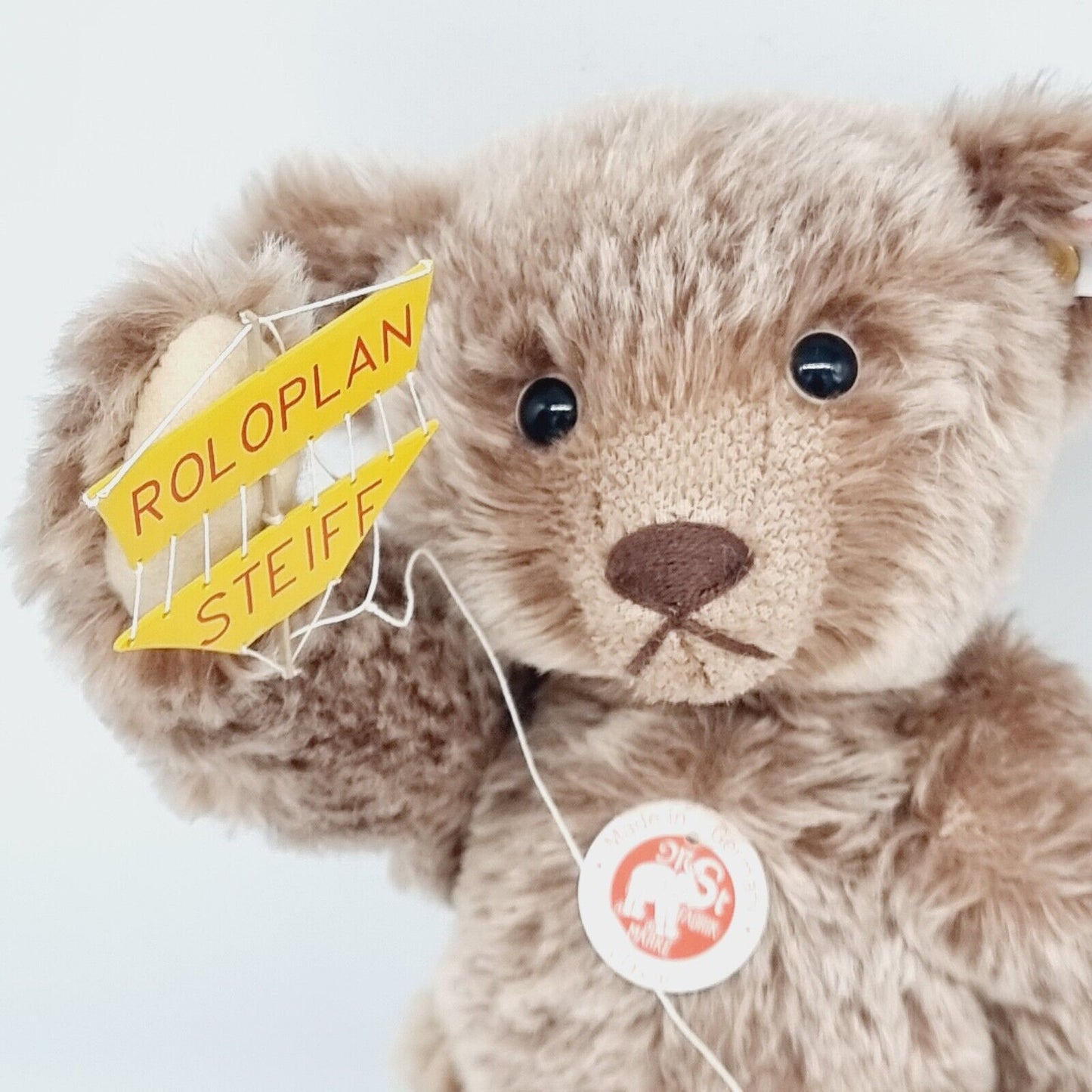 Nr. 70! Steiff 653452 Teddybär mit Roloplan limitiert 2000 aus 2005 30 cm Mohair