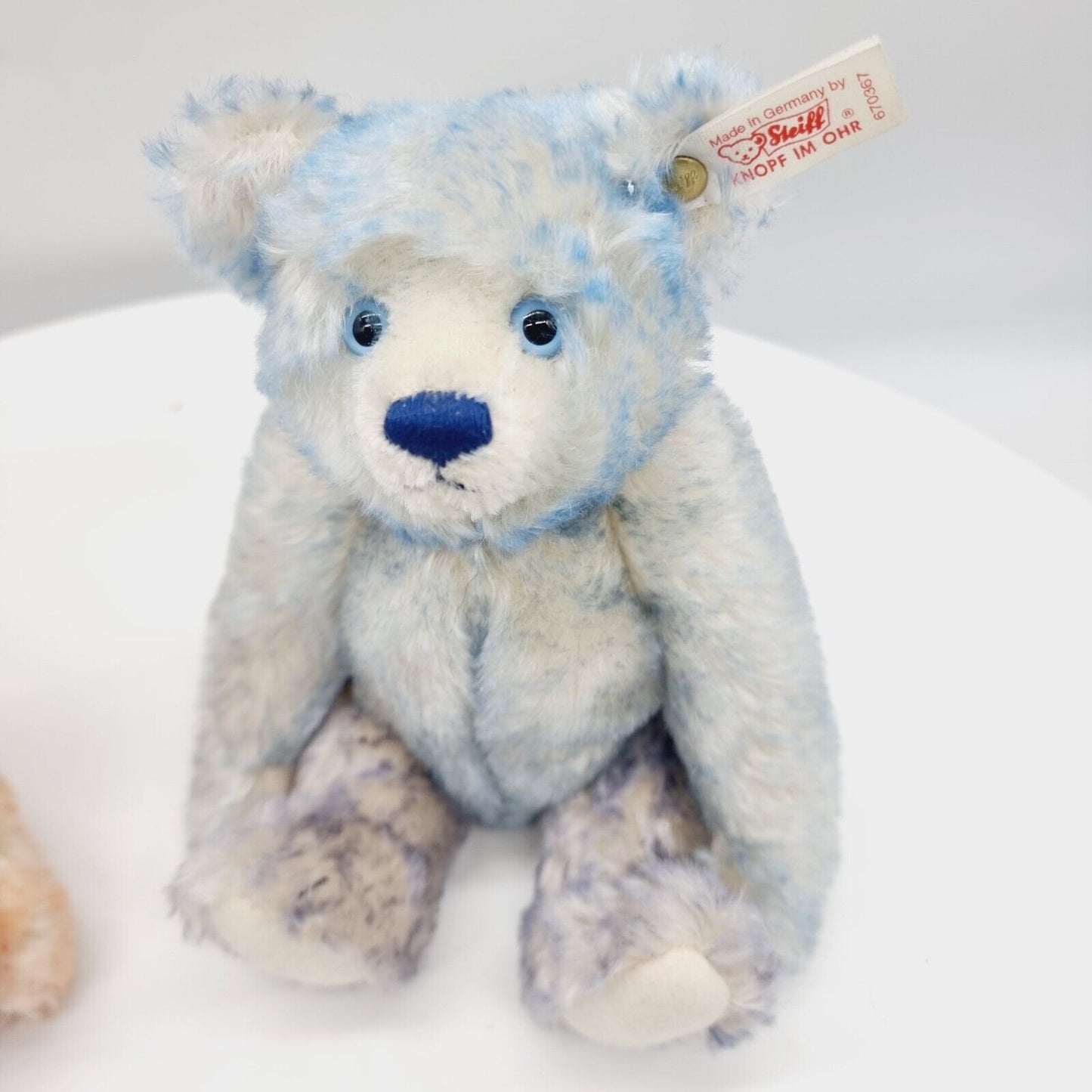 Steiff 670367 Teddybären Set Hello 2000 Good-Bye 1999 Mohair 22 cm