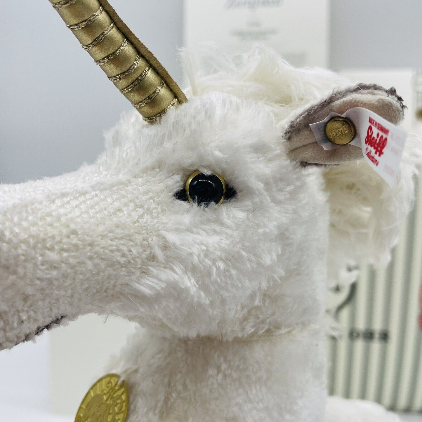 Steiff Teddies for tomorrow Soya Einhorn 007316, 30 cm limitiert 2020 Mohair