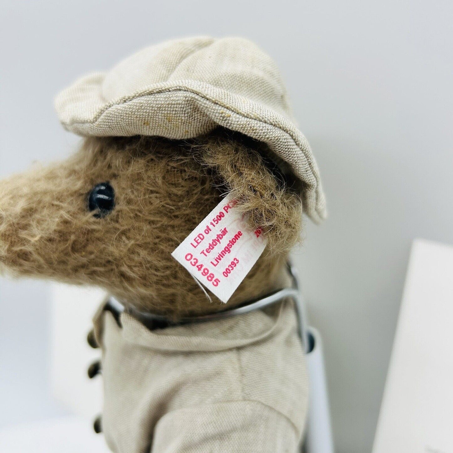 Steiff 034985 Teddybär Livingstone limitiert 1500 aus 2013 28 cm Mohair