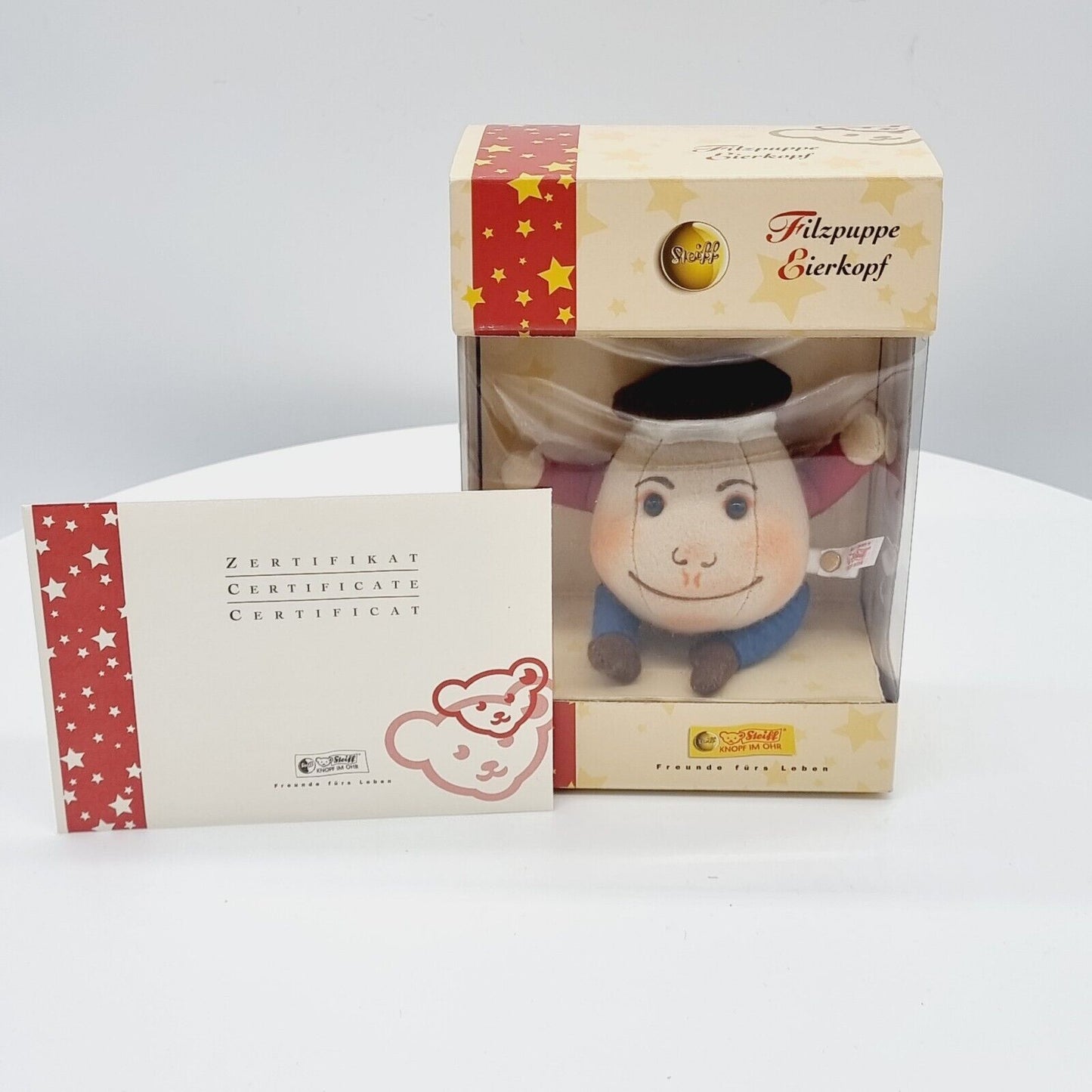 Steiff 037672 Filzpuppe Eierkopf 9 cm 2004 limitiert 3000