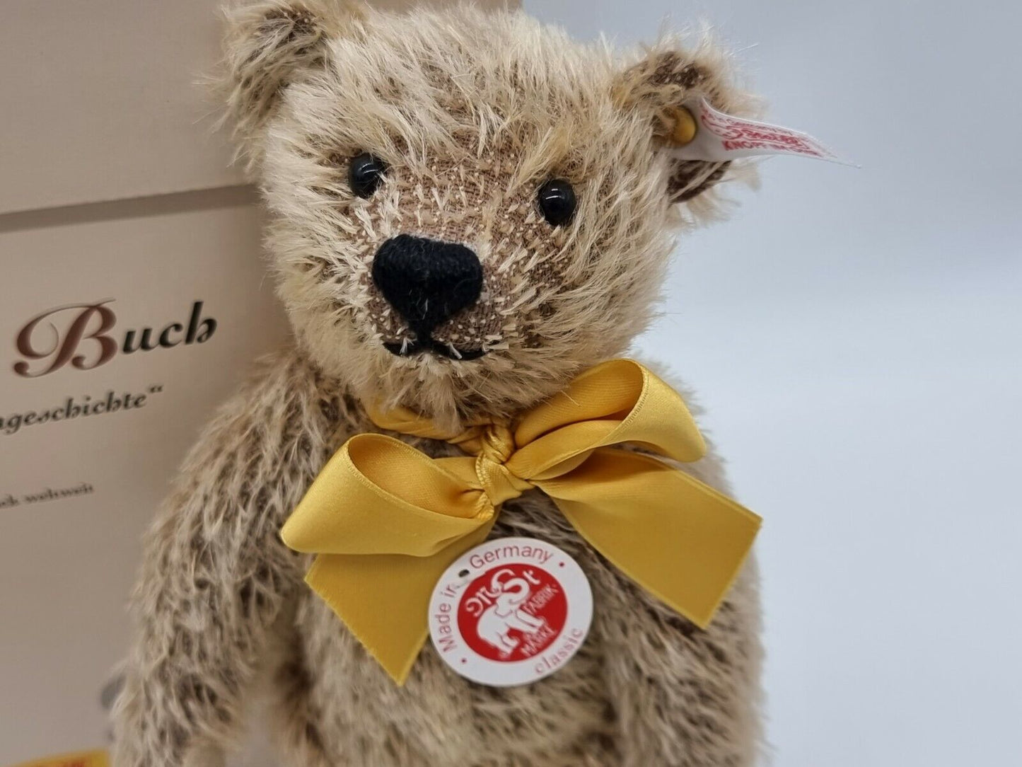 Steiff Teddybär mit Buch 038860 EAN 038853 limitiert Zertifikat OVP Mohair