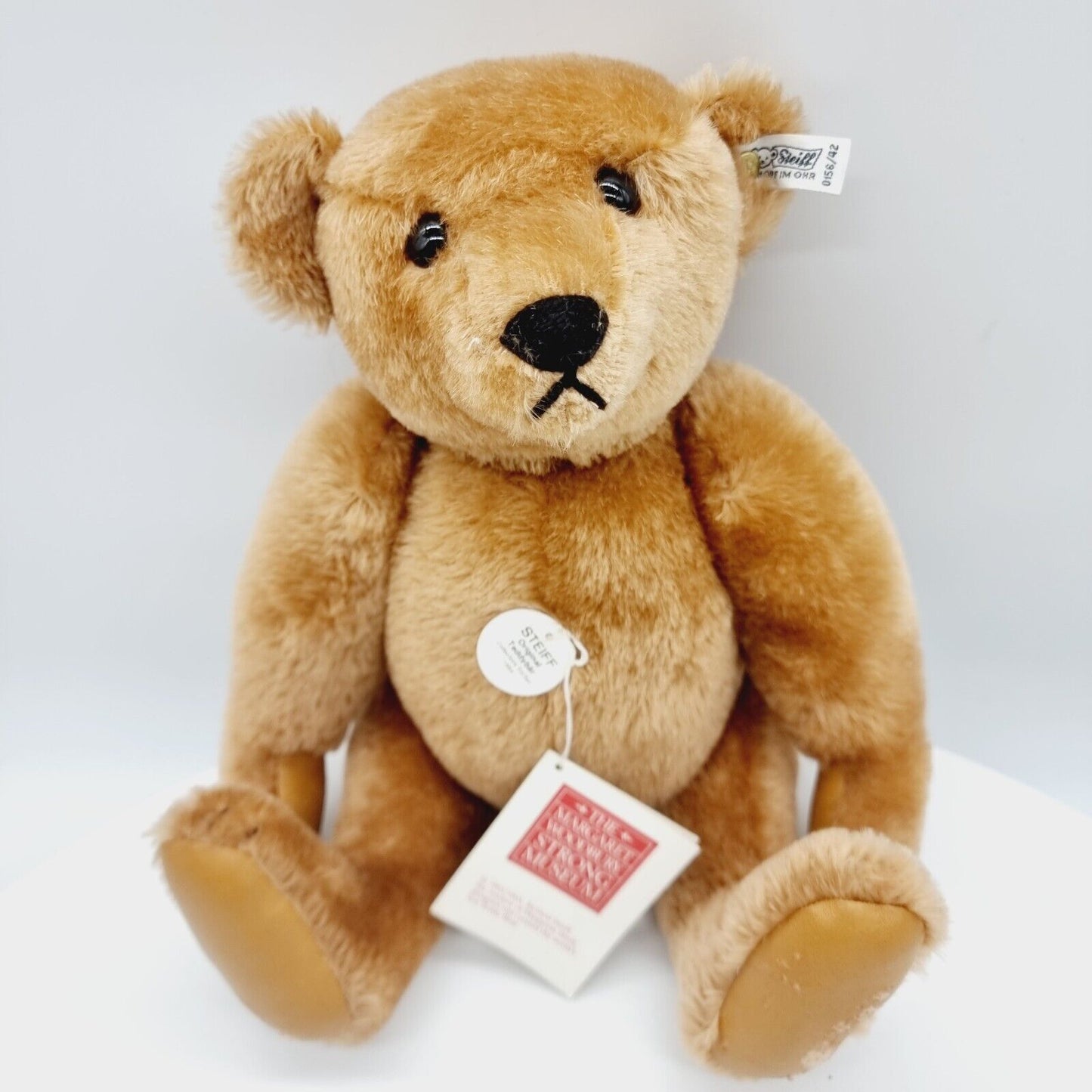 Steiff 0156/42 und 0156/18 Teddybär 42 cm und 18 cm Collectors Edition Set 1984